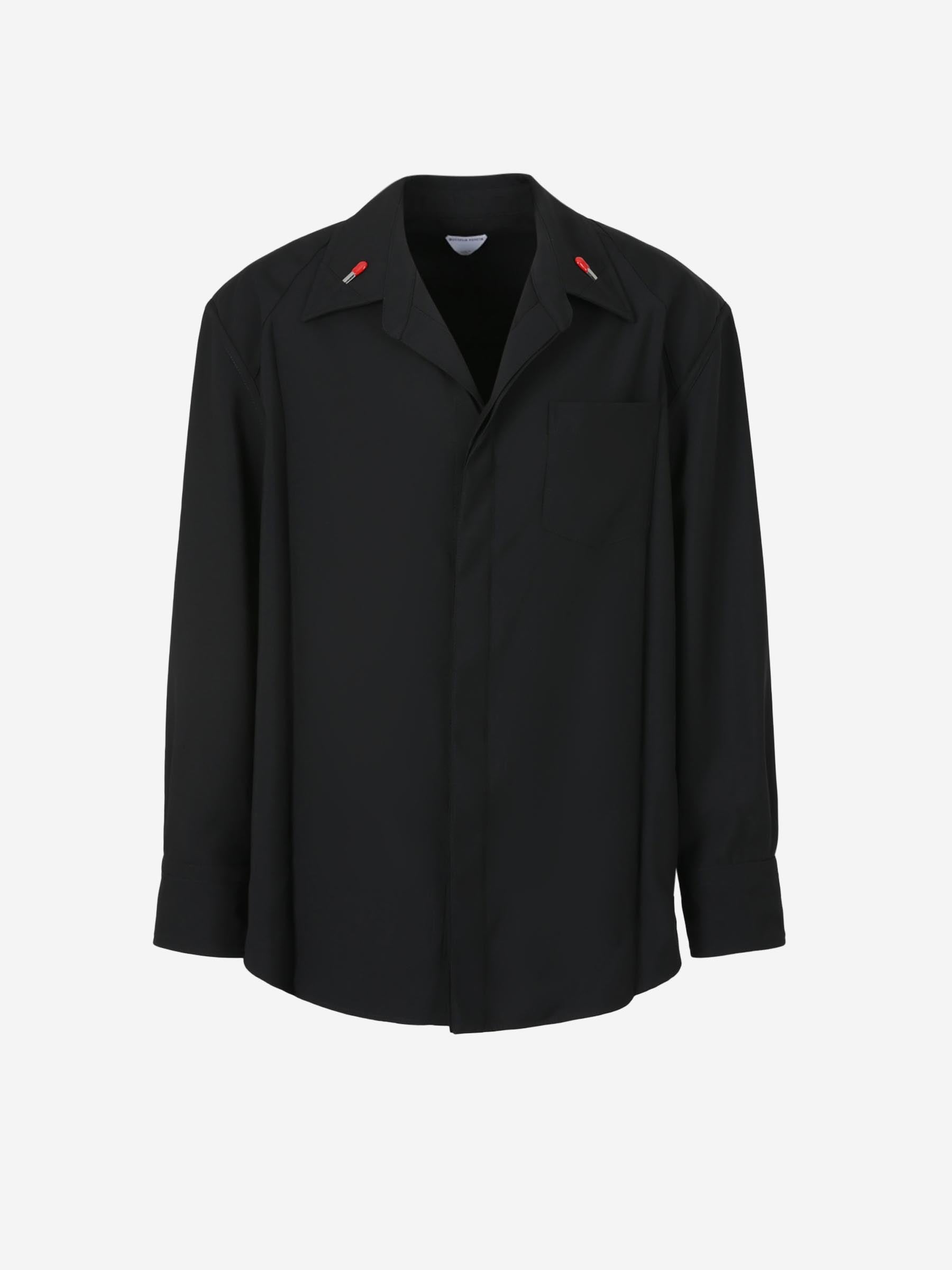 Оригінальна Light Wool Shirt Bottega veneta – боковий вид