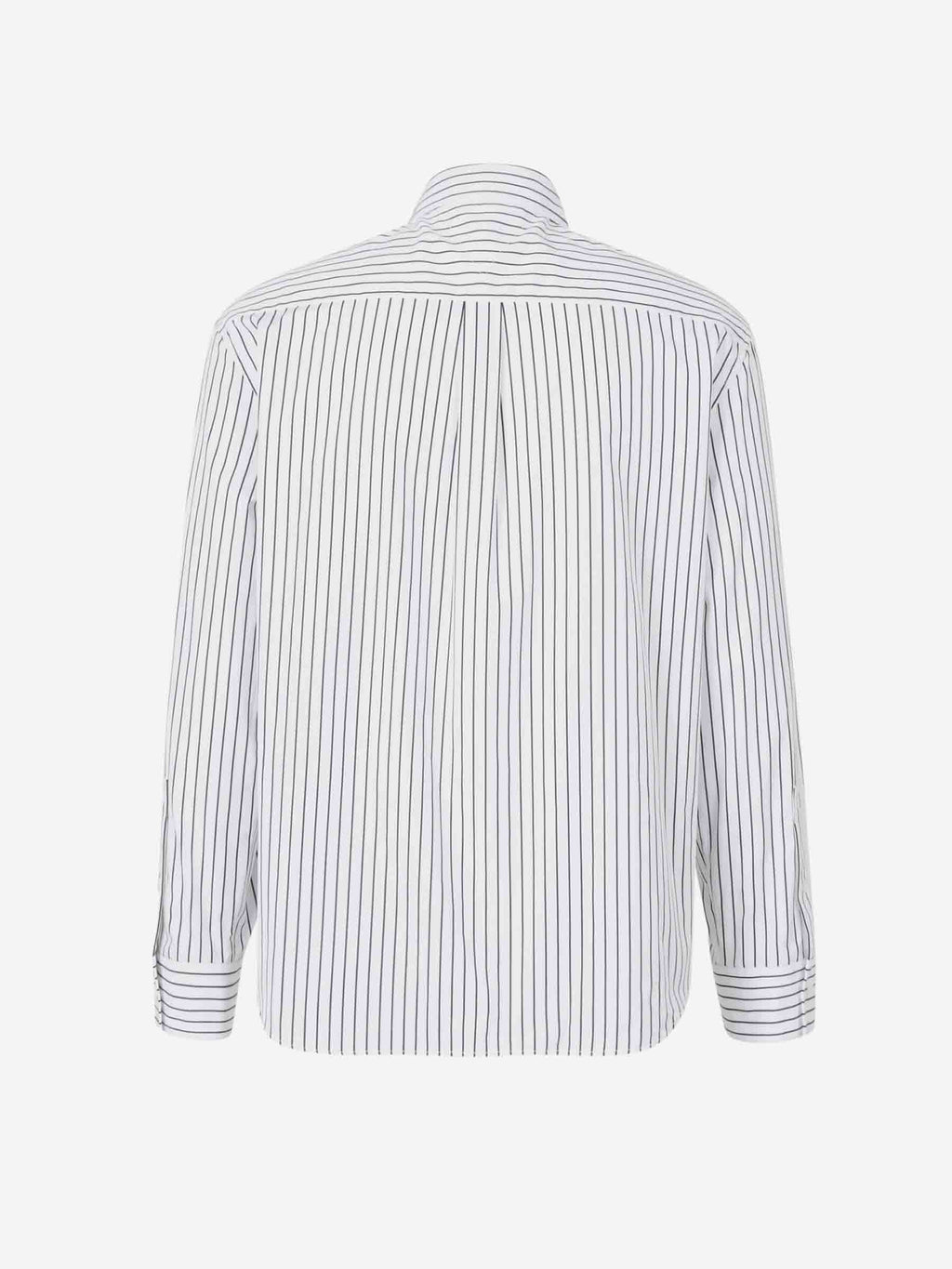 Оригінальна Striped Cotton Shirt Bottega veneta – вид ззаду