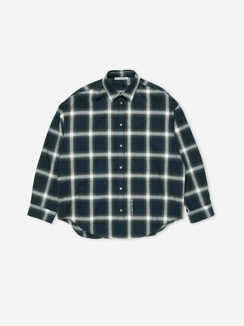 Cotton Check Shirt Acne studios оригінал – Купити в Україні – боковий вид
