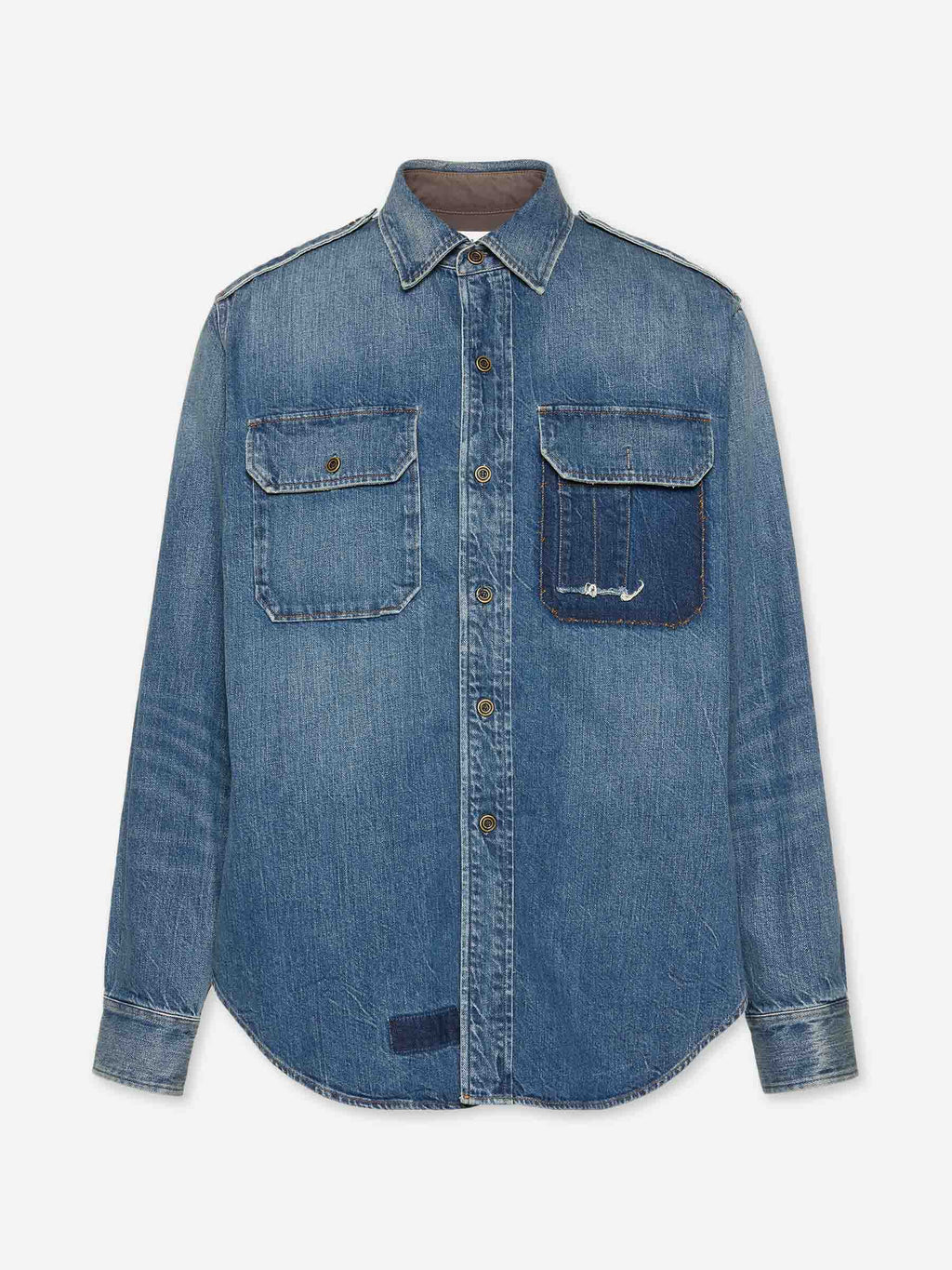 Оригінальна Camisa Denim Vintage Maison margiela – боковий вид