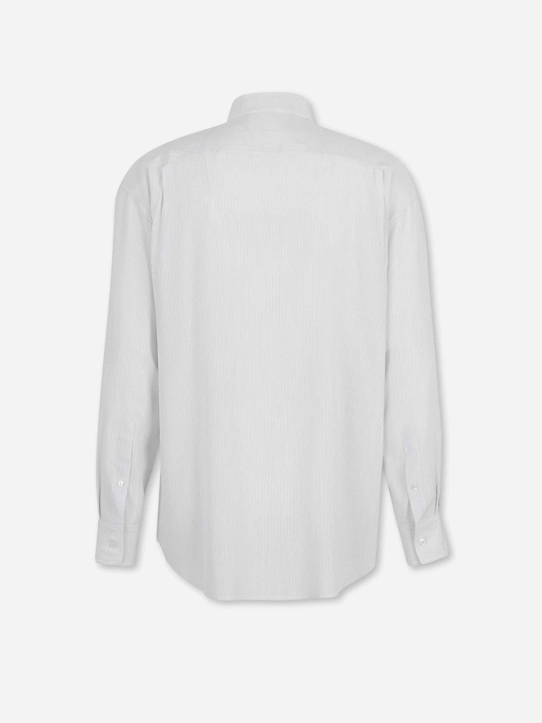 Silk Striped Shirt The row оригінал – Купити в Україні – вид ззаду