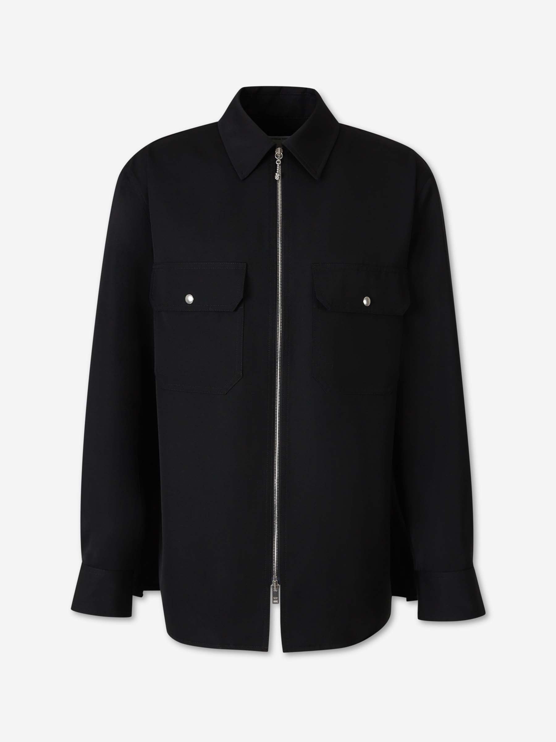Wool Overshirt Bottega veneta оригінал – Купити в Україні – боковий вид