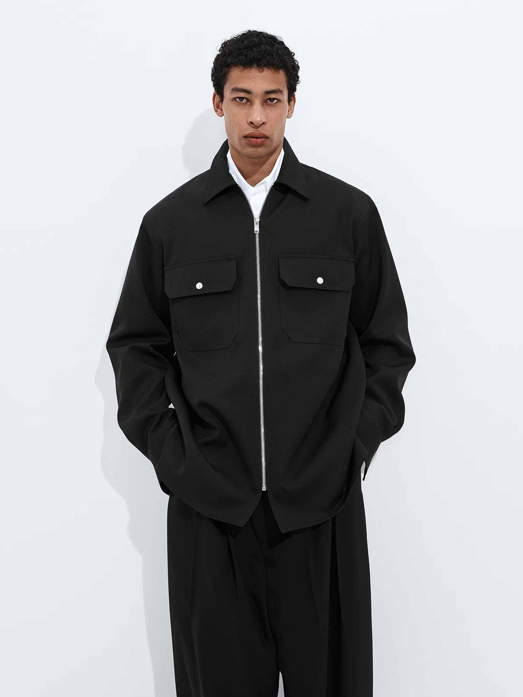 Wool Overshirt Bottega veneta оригінал – Купити в Україні – вид ззаду