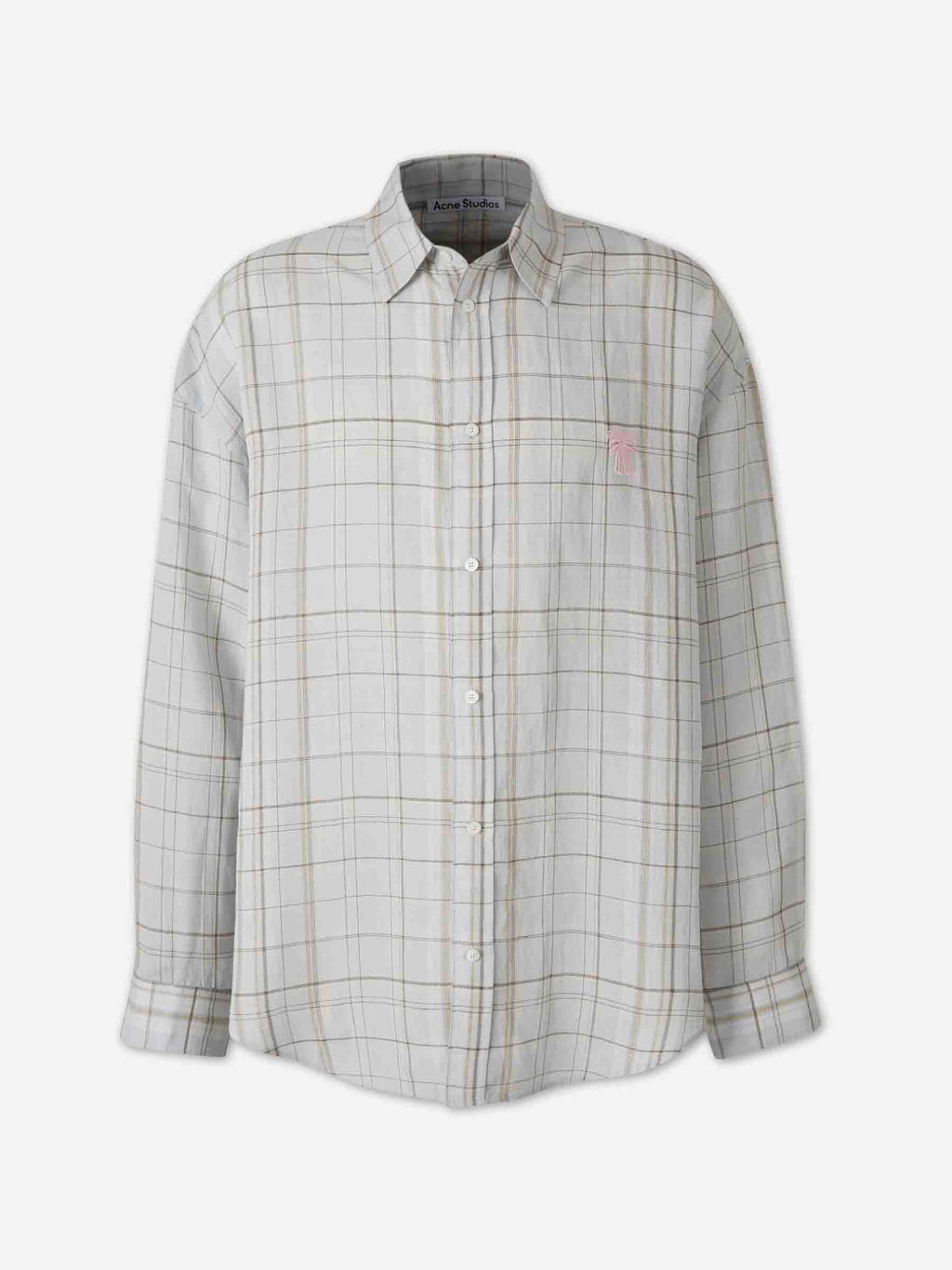Оригінальна Plaid Pattern Shirt Acne studios – боковий вид