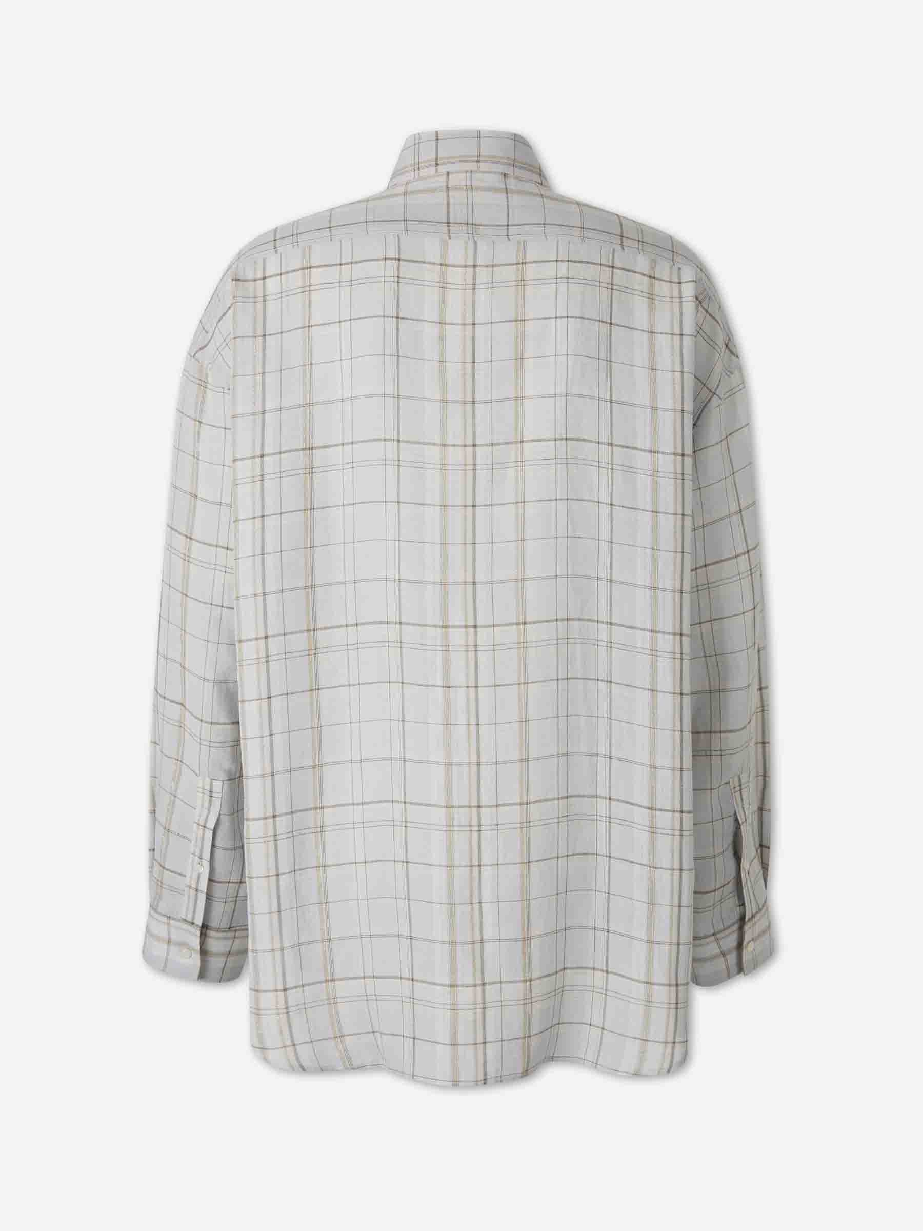 Оригінальна Plaid Pattern Shirt Acne studios – вид ззаду
