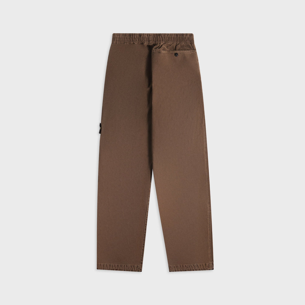 Оригінальна Organic Panama Cotton Cargo Pants Umber Stone island – вид ззаду