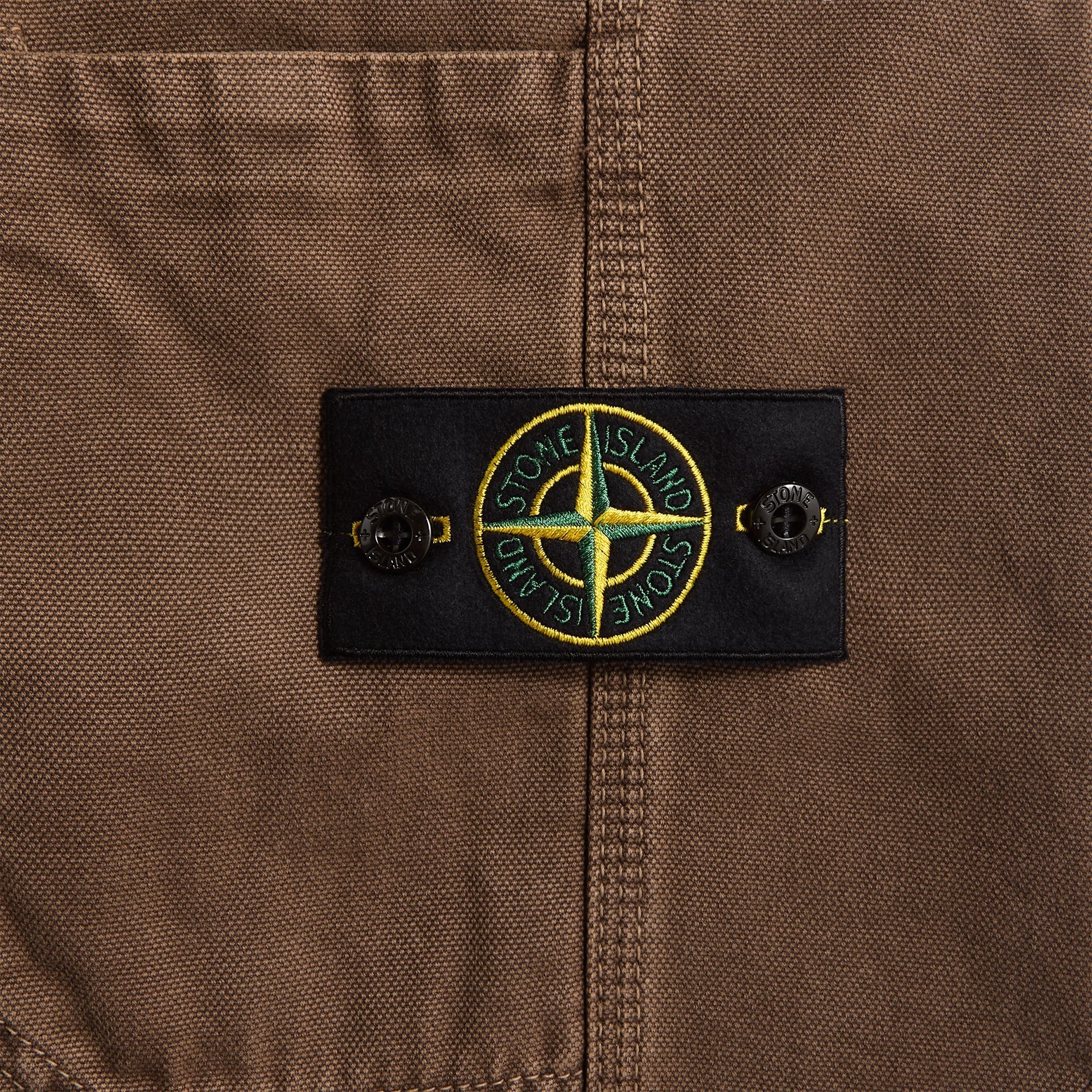 Оригінальна Organic Panama Cotton Cargo Pants Umber Stone island – детальний вид