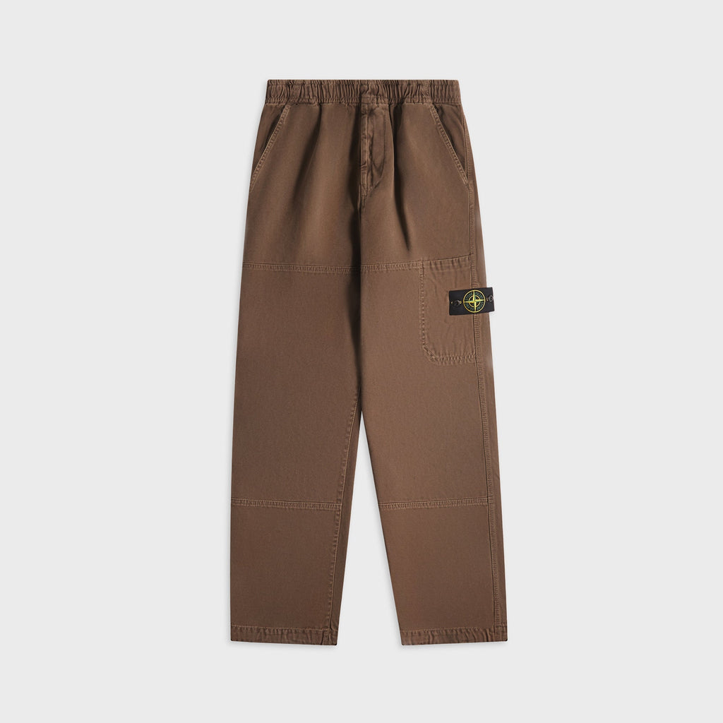Оригінальна Organic Panama Cotton Cargo Pants Umber Stone island – боковий вид