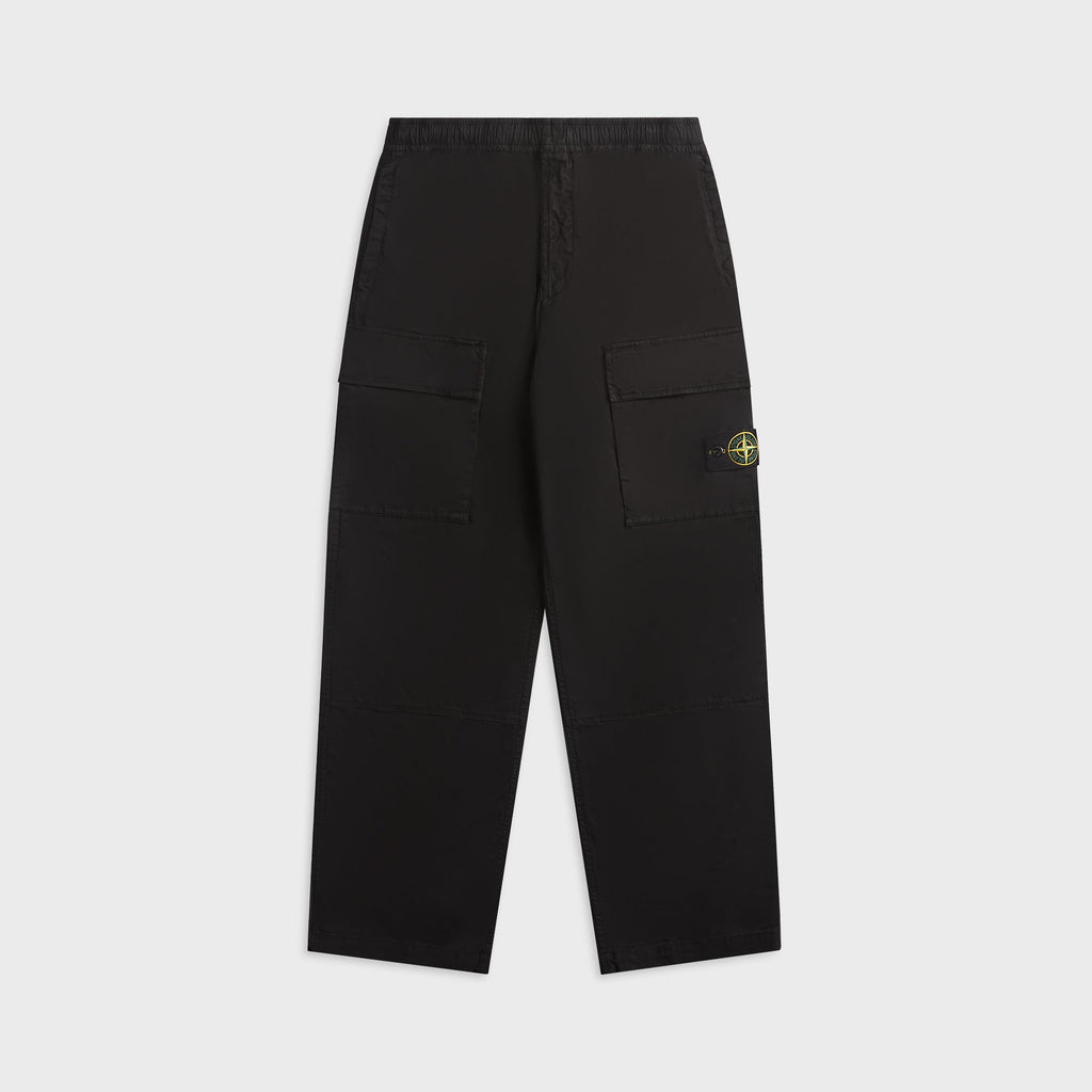 Cargo Trousers Black Stone island – Гарантія оригінальності – боковий вид