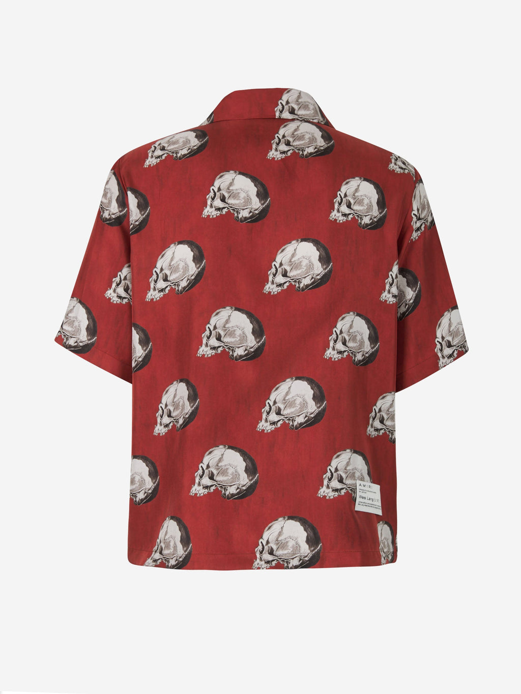 Оригінальна Skull Print Shirt Amiri – вид ззаду