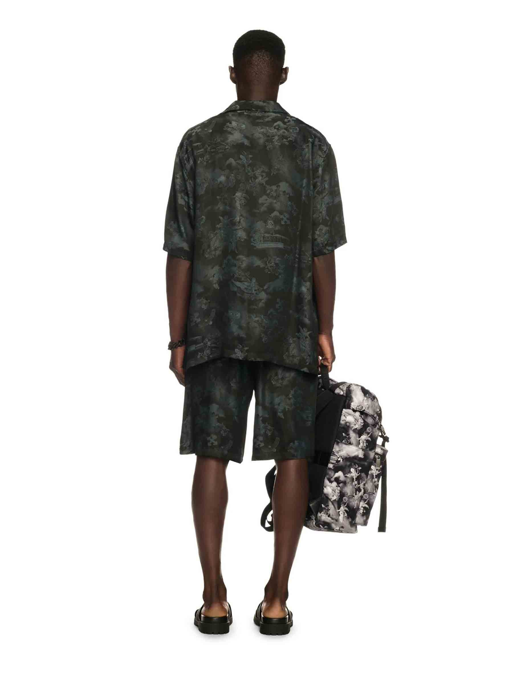 Оригінальна Jacquard Bowling Bermuda Shorts Off-white – збільшений вид