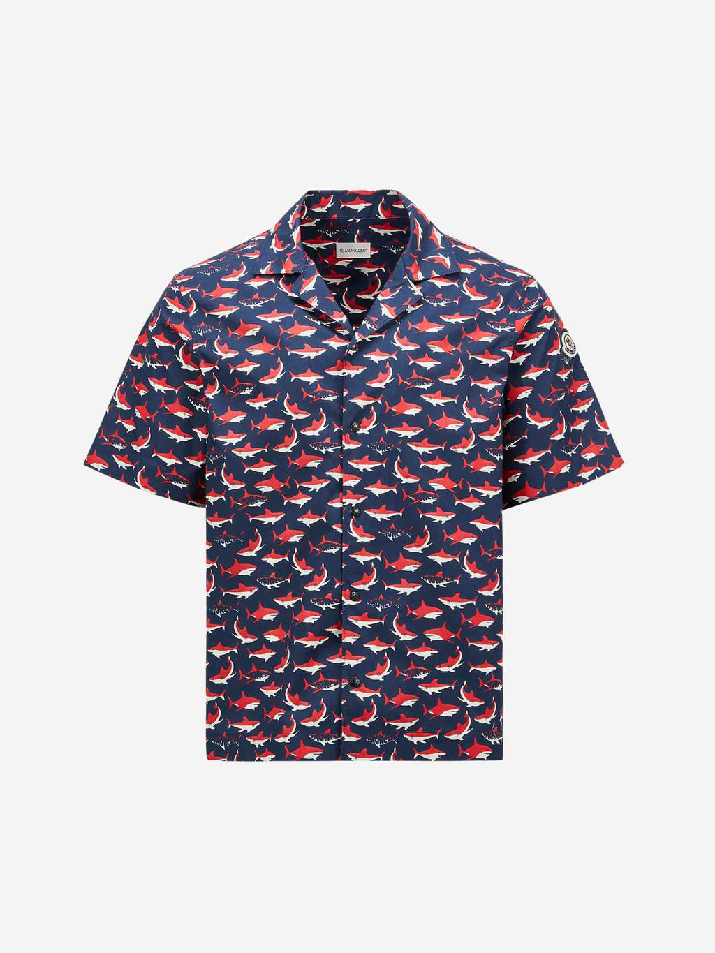 Оригінальна Cotton Printed Shirt Moncler – боковий вид