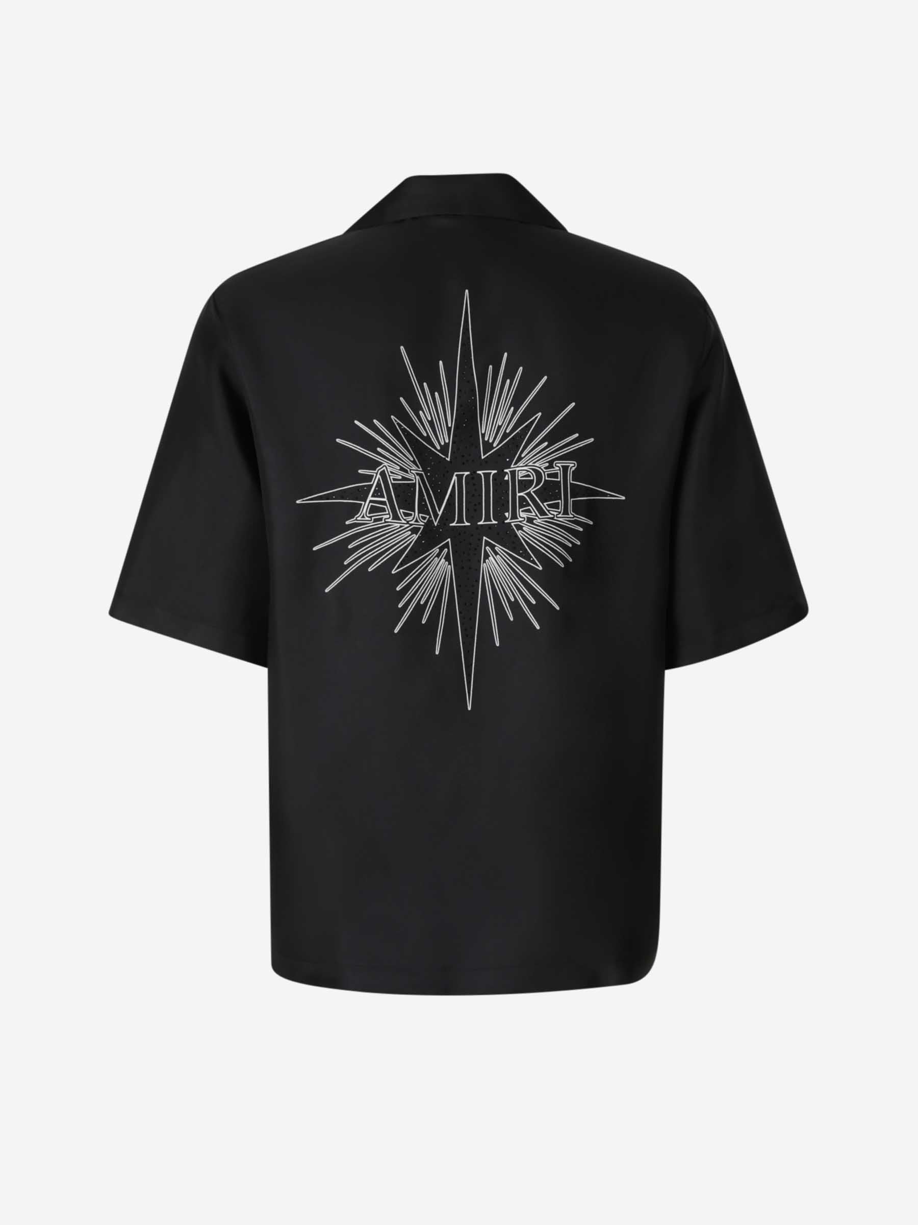 Оригінальна Logo Silk Shirt Amiri – вид ззаду