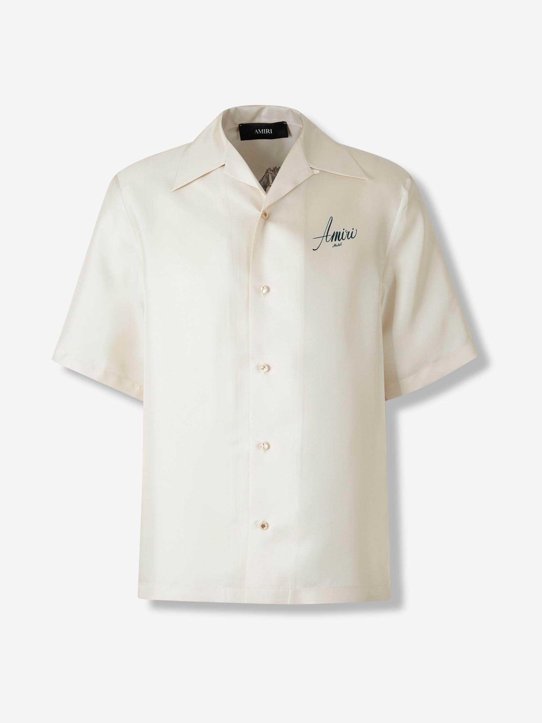Silk Bowling Shirt Amiri оригінал – Купити в Україні – боковий вид