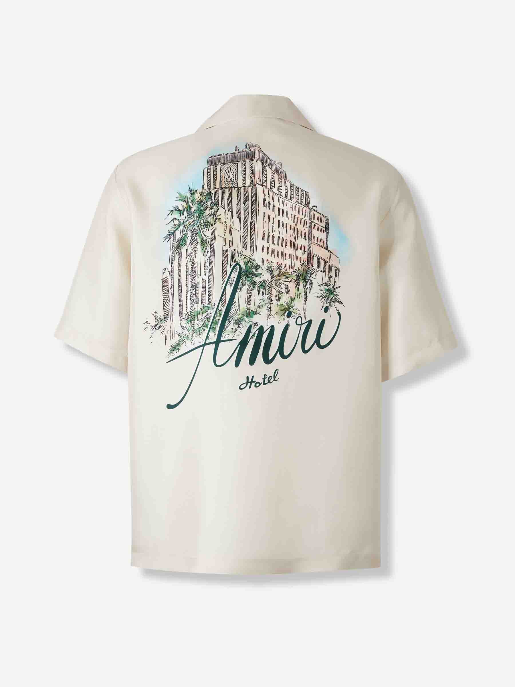 Silk Bowling Shirt Amiri оригінал – Купити в Україні – вид ззаду