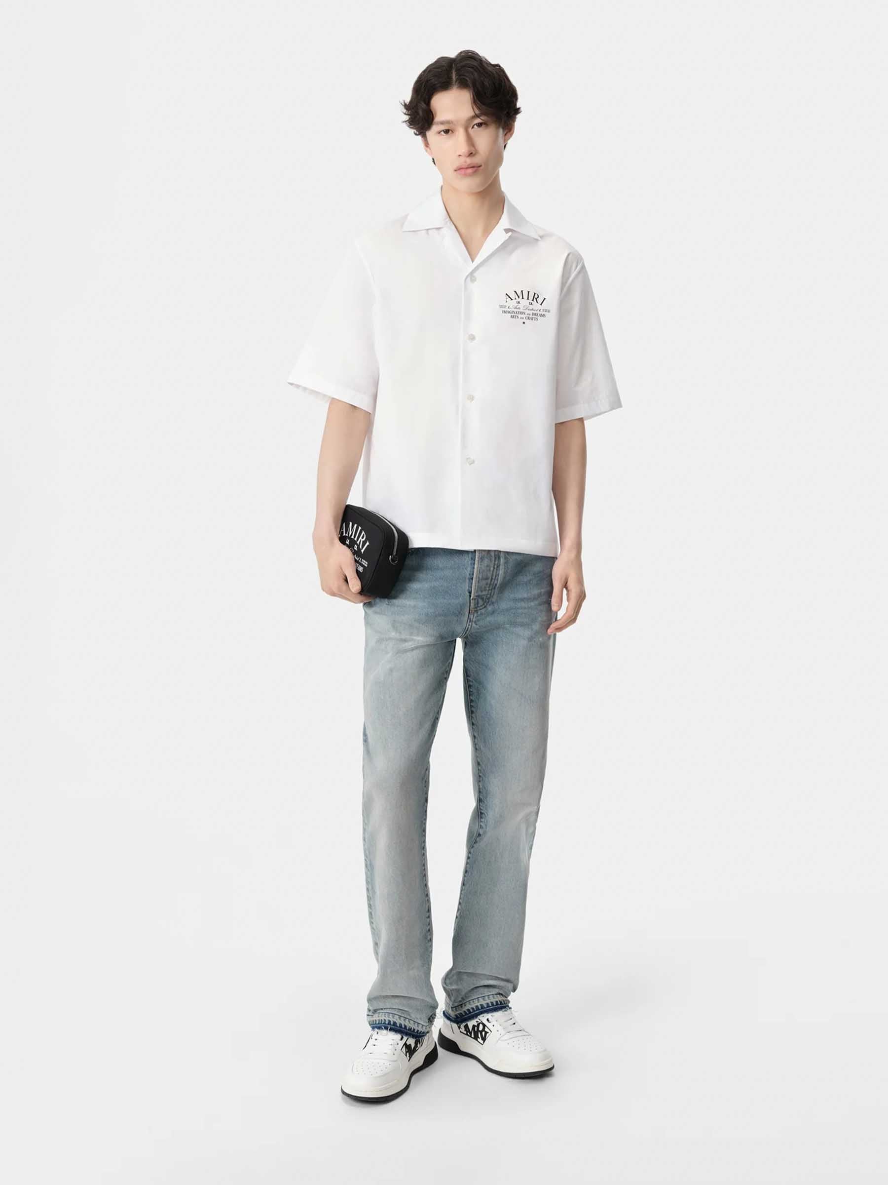 Cotton Logo Shirt Amiri – Гарантія оригінальності – вид ззаду