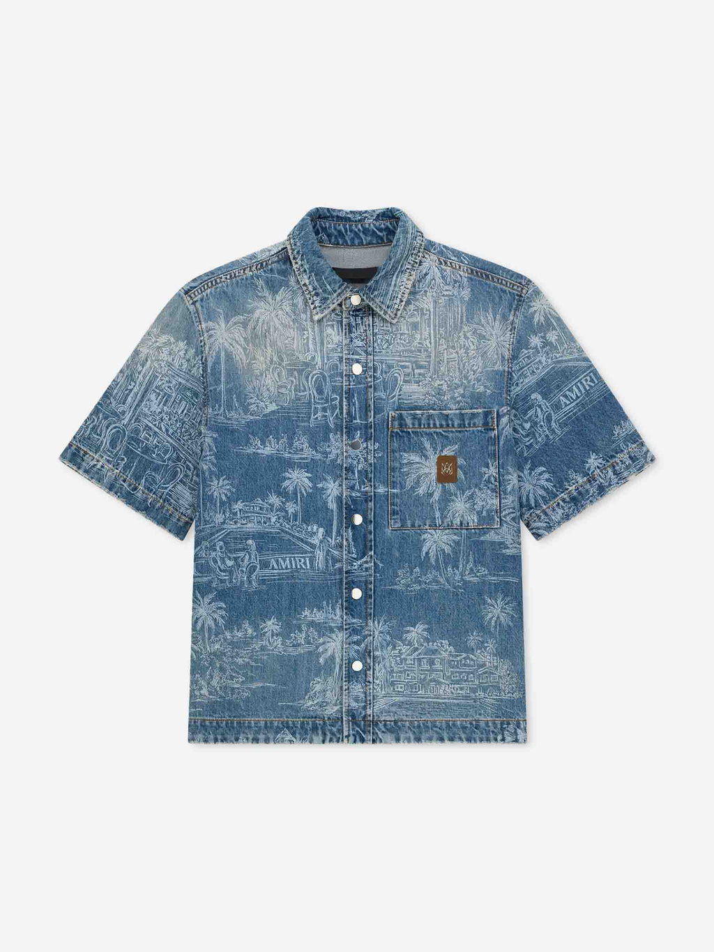 Chateau Denim Shirt Amiri – Гарантія оригінальності – боковий вид