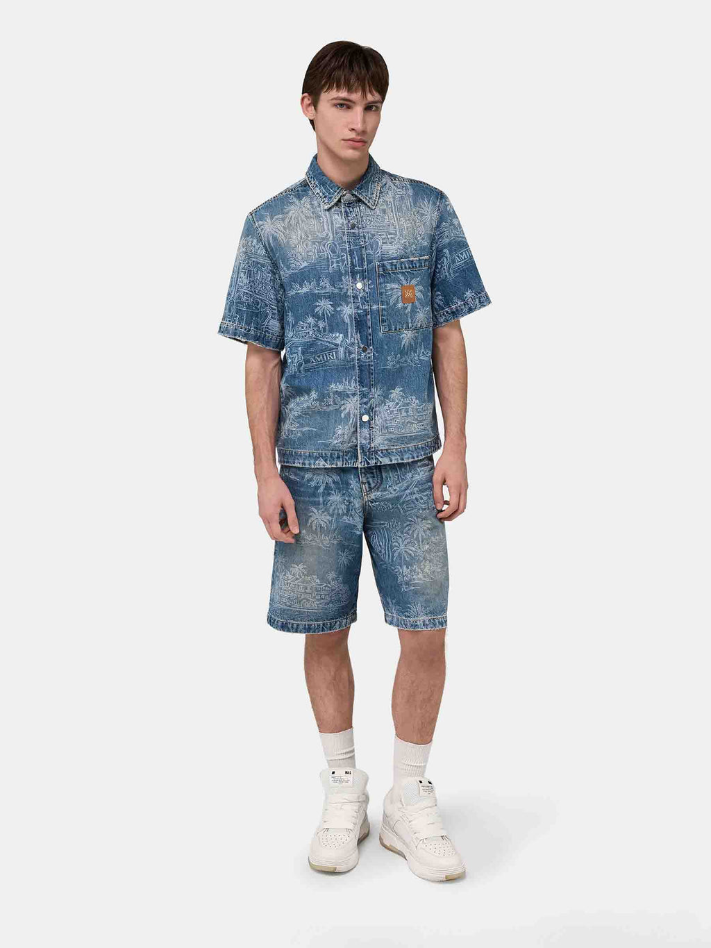 Chateau Denim Shirt Amiri – Гарантія оригінальності – вид ззаду