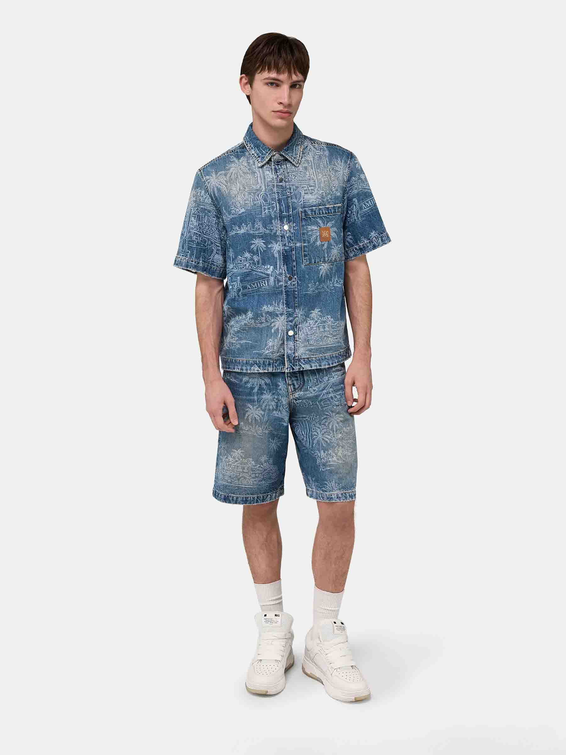 Chateau Denim Shirt Amiri – Гарантія оригінальності – вид ззаду