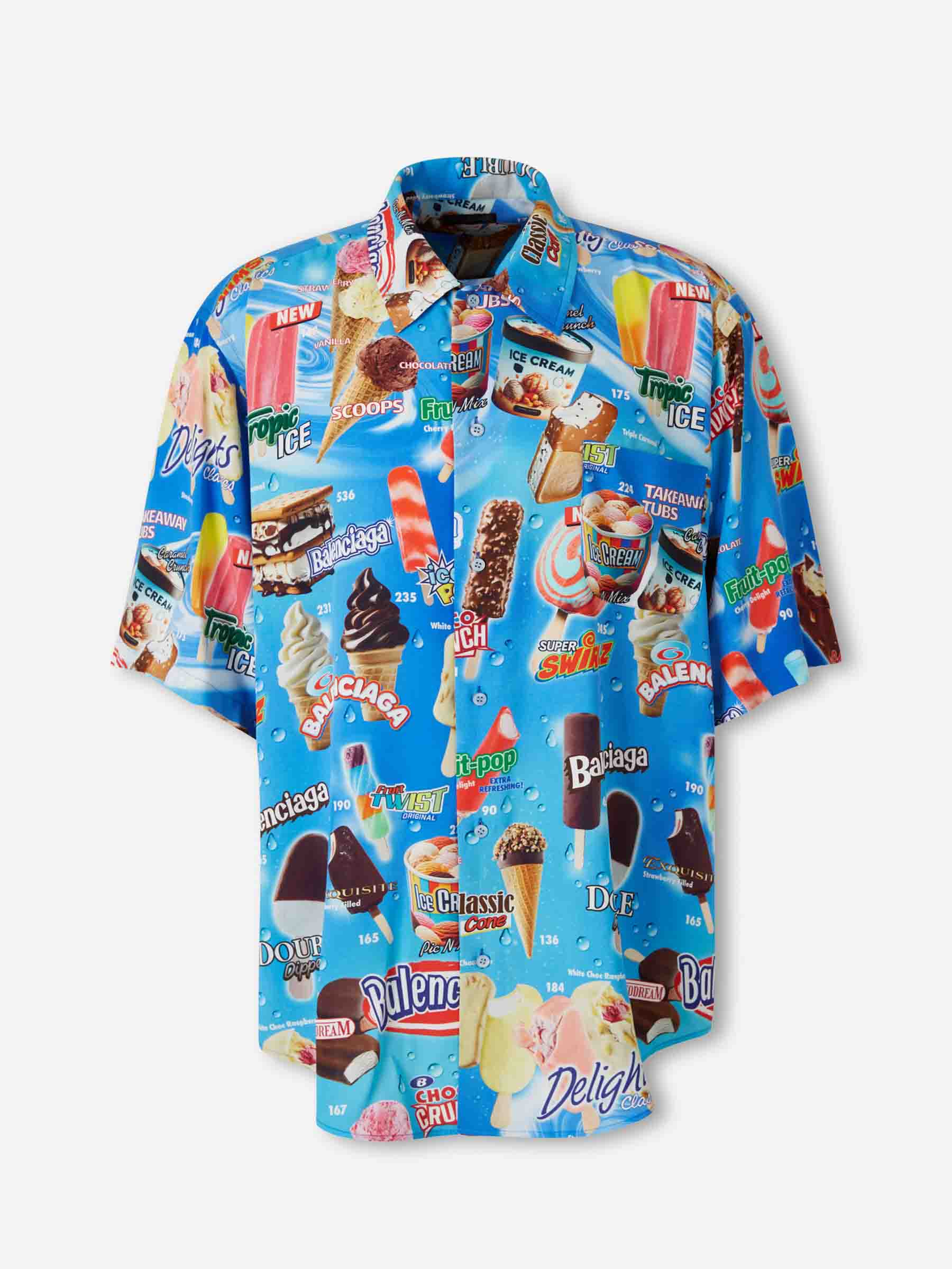 Оригінальна Printed Casual Shirt Balenciaga – боковий вид