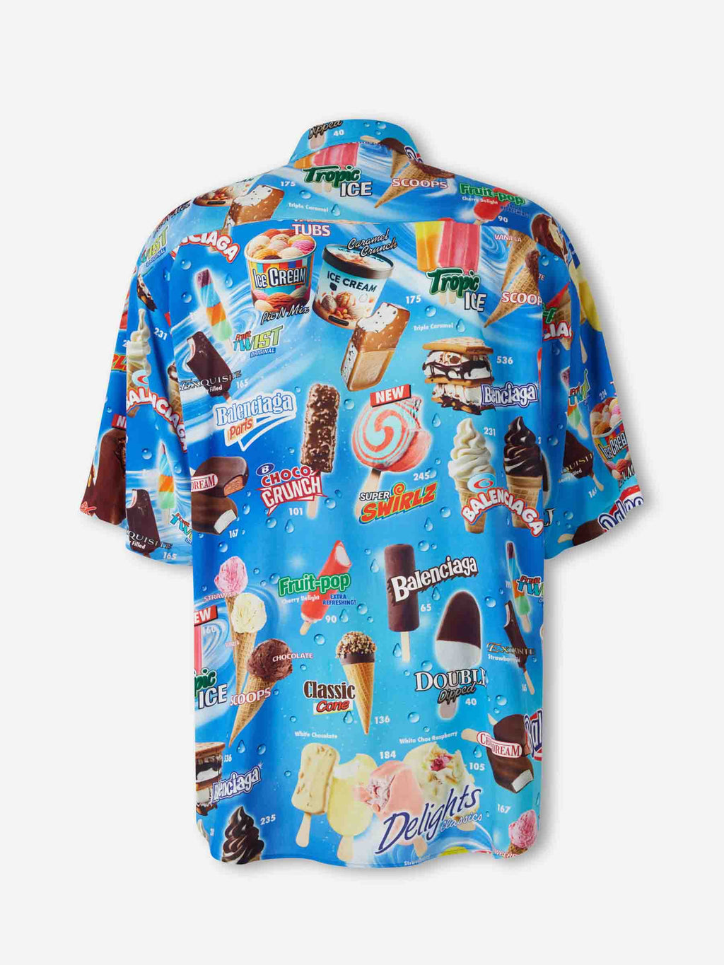 Оригінальна Printed Casual Shirt Balenciaga – вид ззаду
