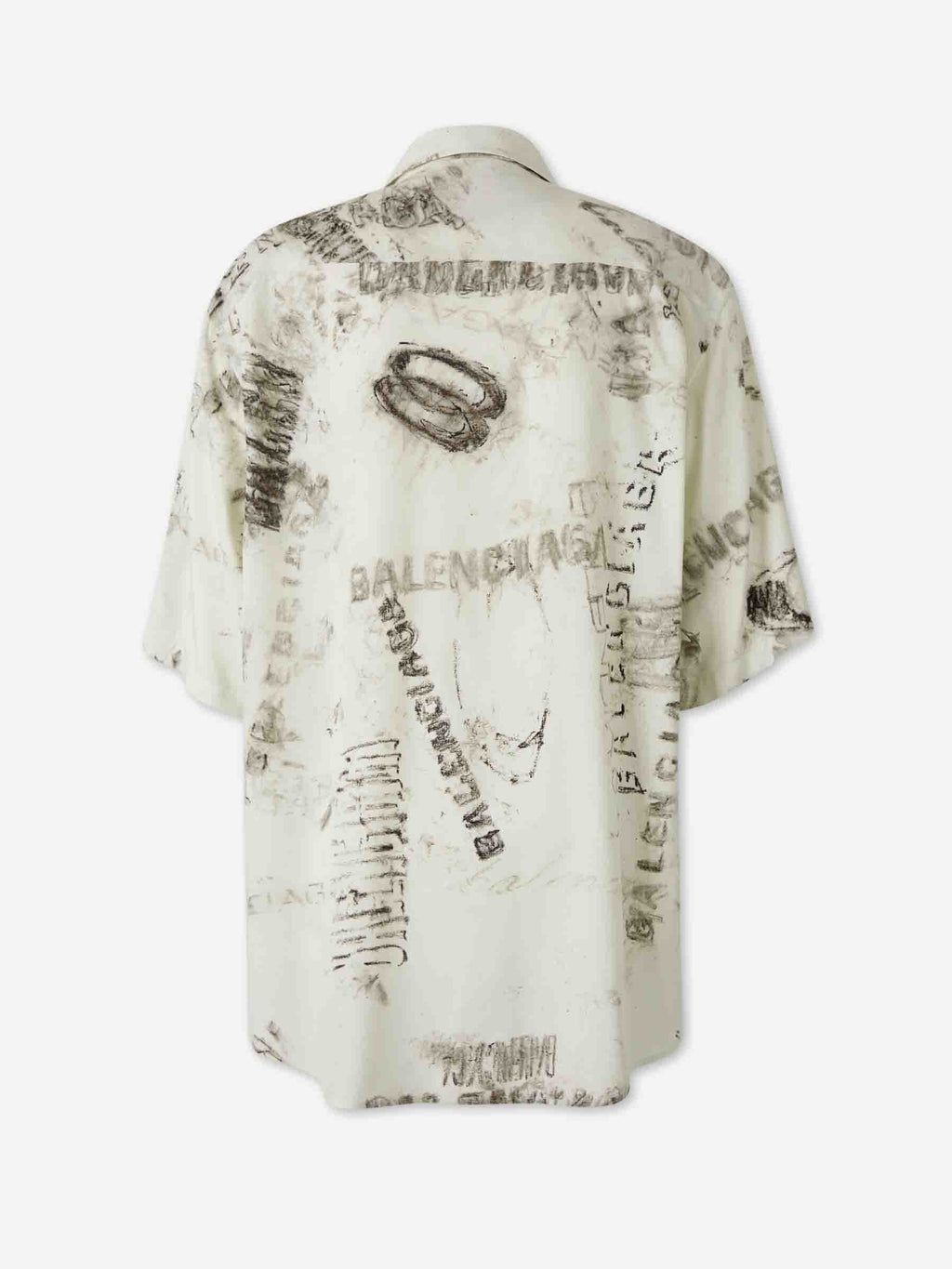 Оригінальна Graphite Printed Shirt Balenciaga – вид ззаду