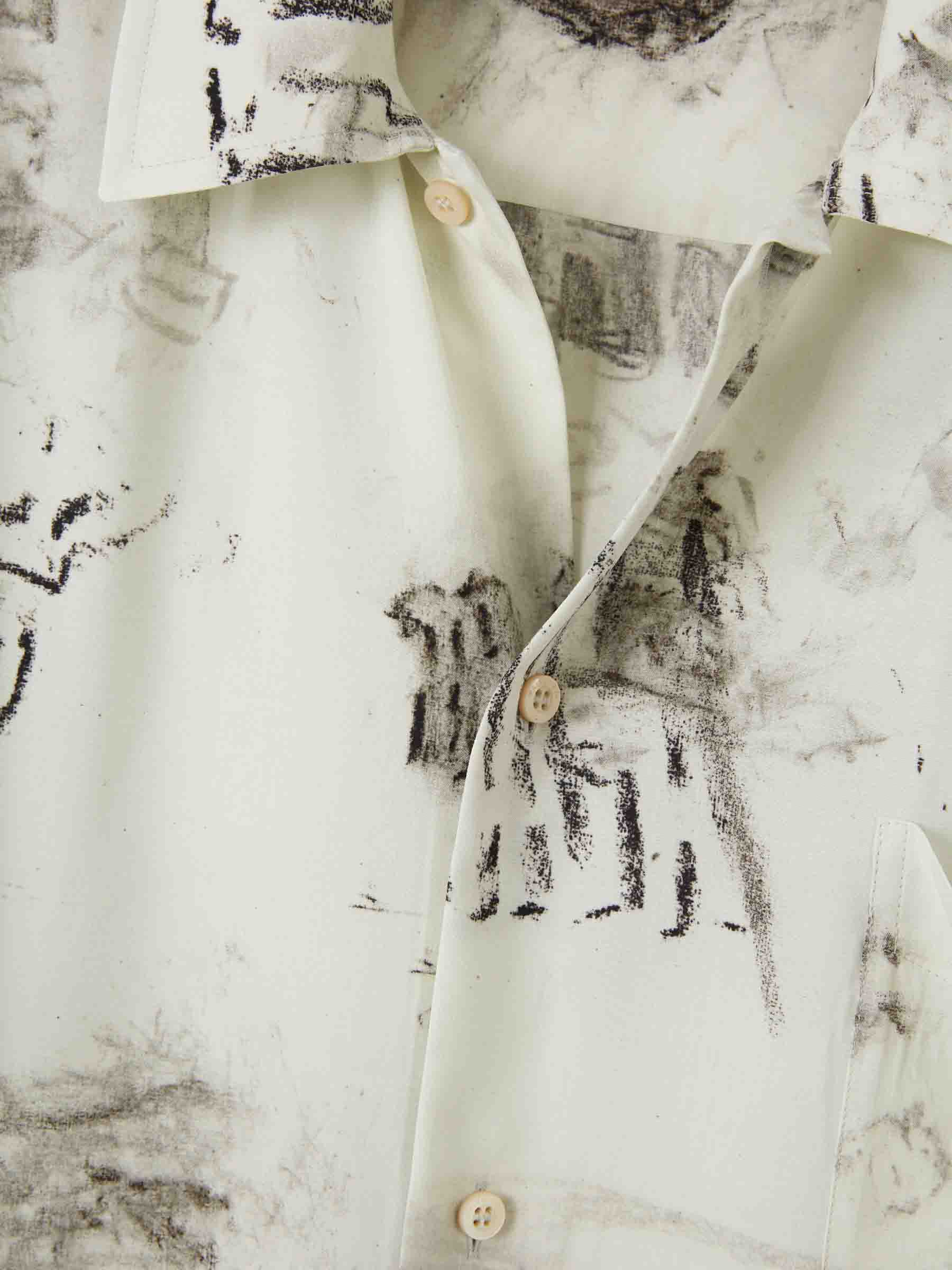 Оригінальна Graphite Printed Shirt Balenciaga – детальний вид