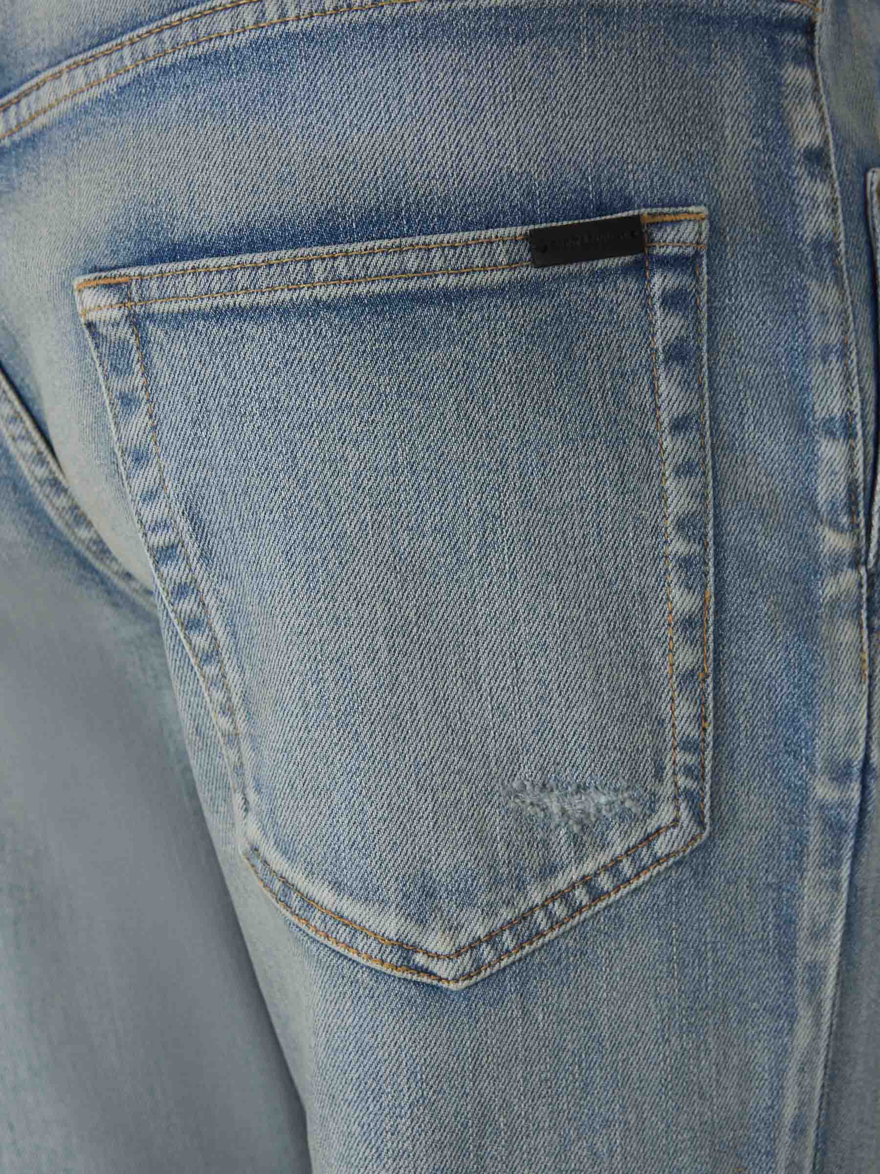 Slim Cotton Jeans Saint laurent – Гарантія оригінальності – збільшений вид