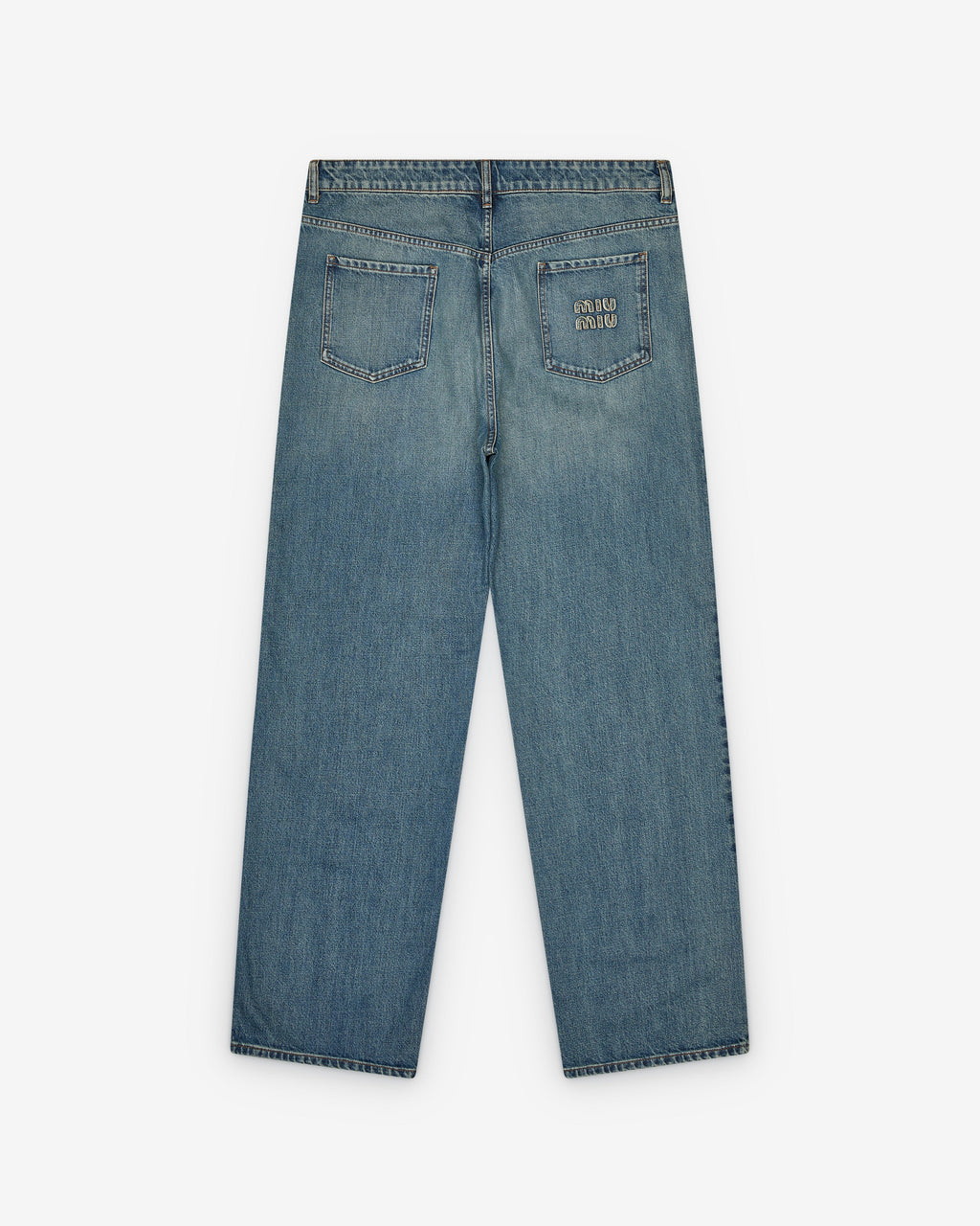 Оригінальна Mens Denim Pants Miu miu – вид ззаду