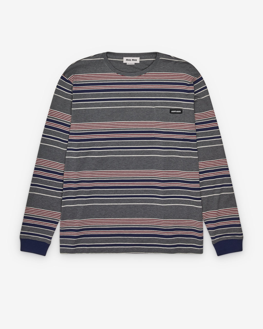 Womens Striped Pullover Miu miu оригінал – Купити в Україні – боковий вид