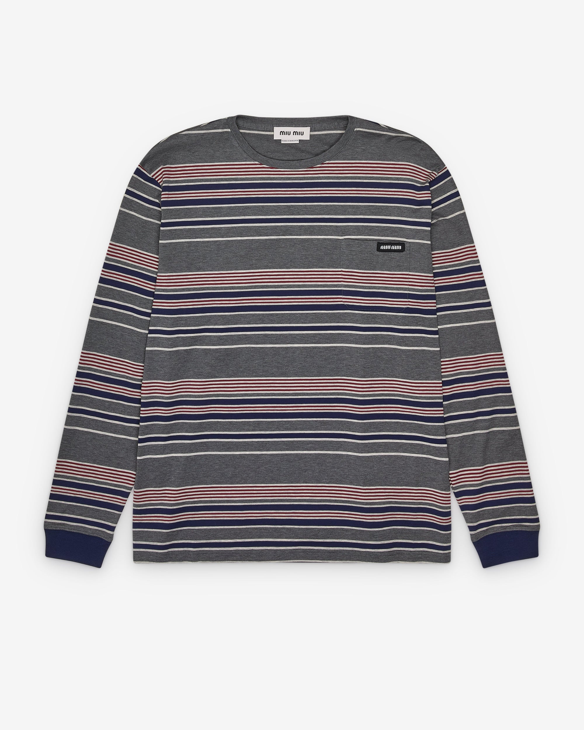 Womens Striped Pullover Miu miu оригінал – Купити в Україні – боковий вид