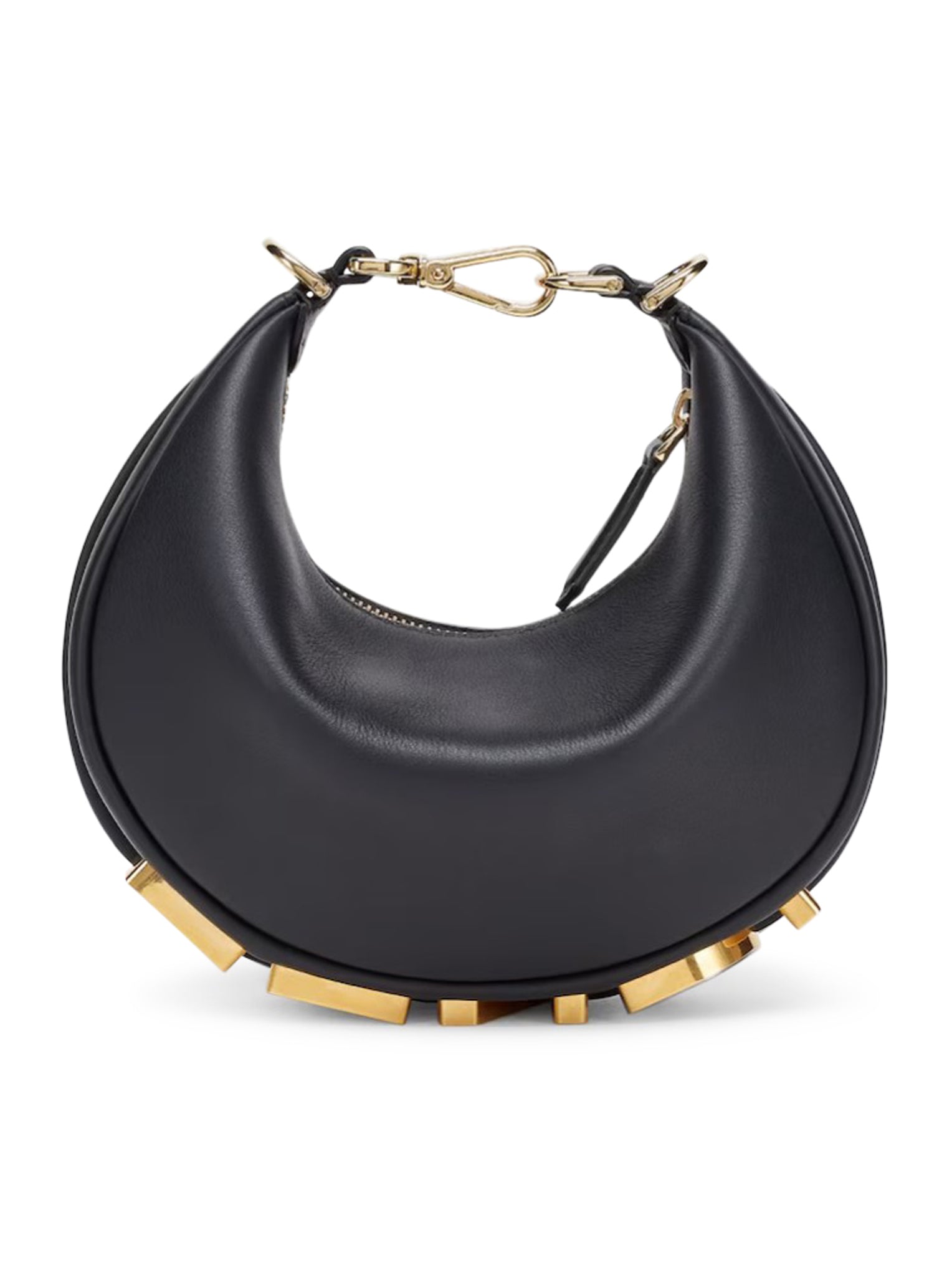 graphy Mini In Black Leather Fendi оригінал – Купити в Україні – боковий вид