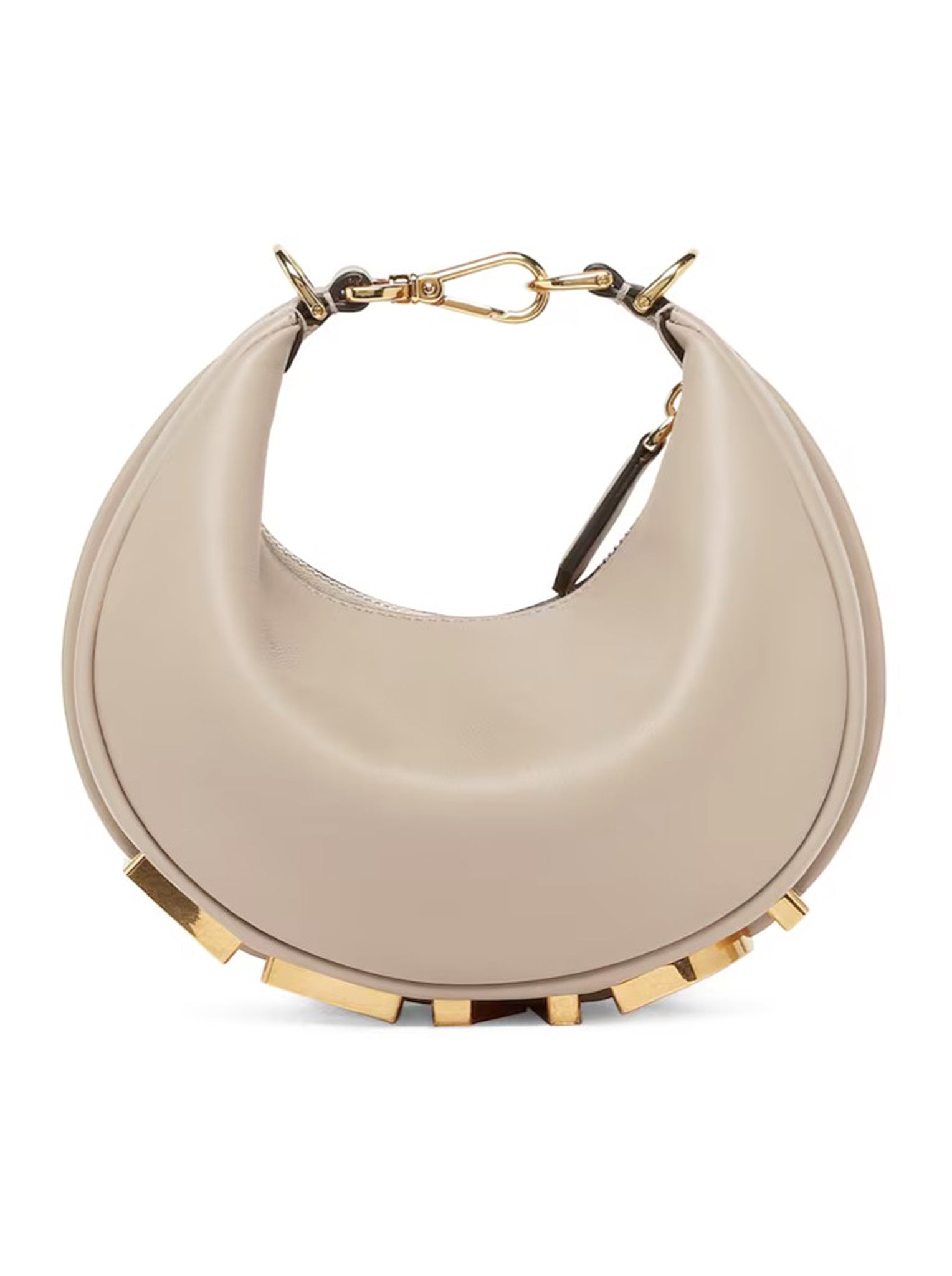 graphy Mini In Dove Grey Leather Fendi – Гарантія оригінальності – боковий вид
