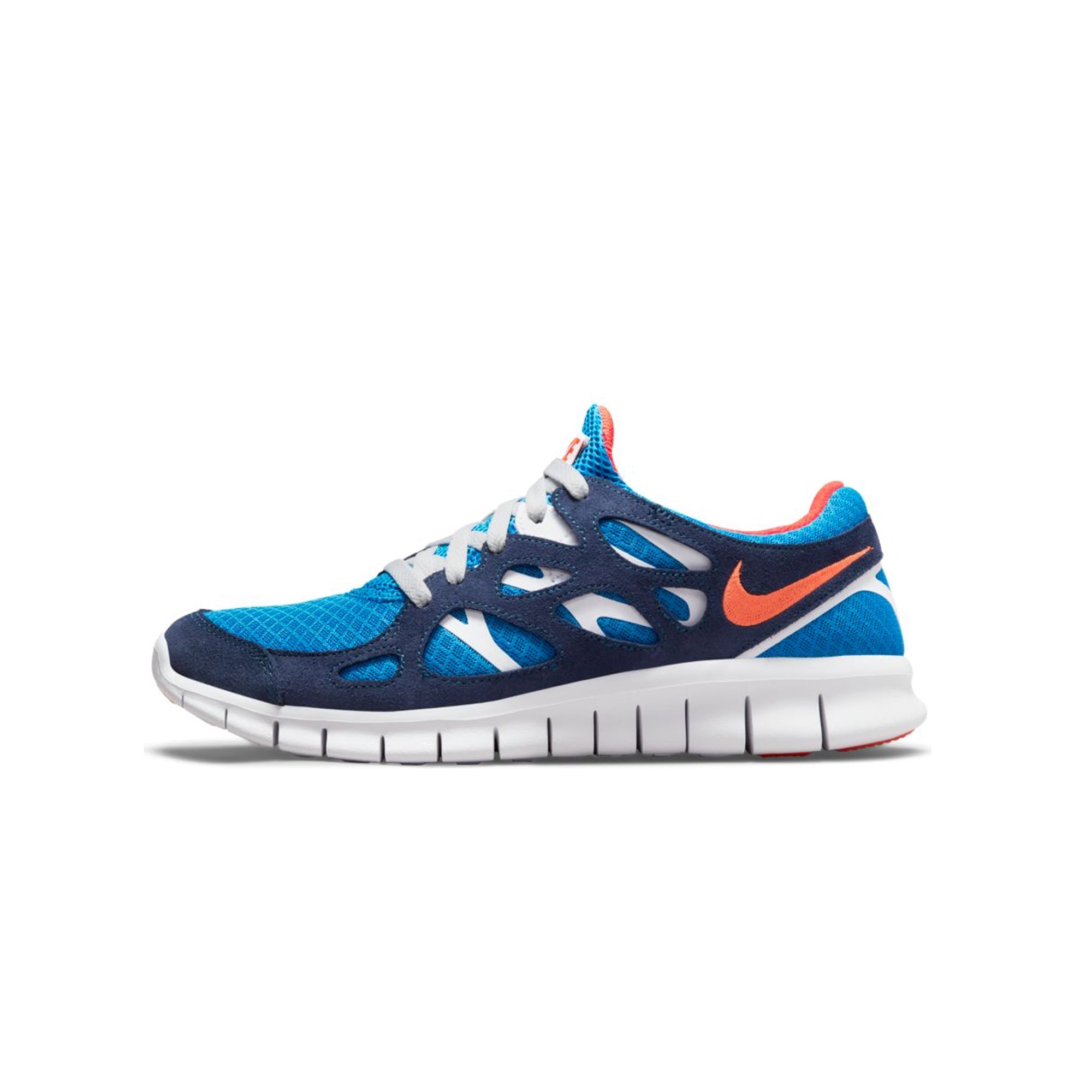 Оригінальна Mens Free Run 2 Shoes Lt Photo Blue Nike – боковий вид