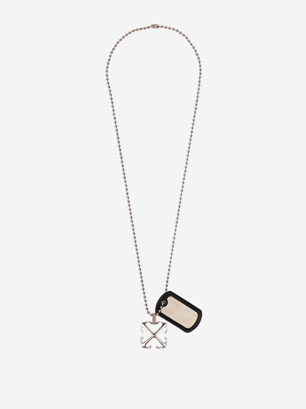 Logo Plate Off-white – Гарантія оригінальності – боковий вид