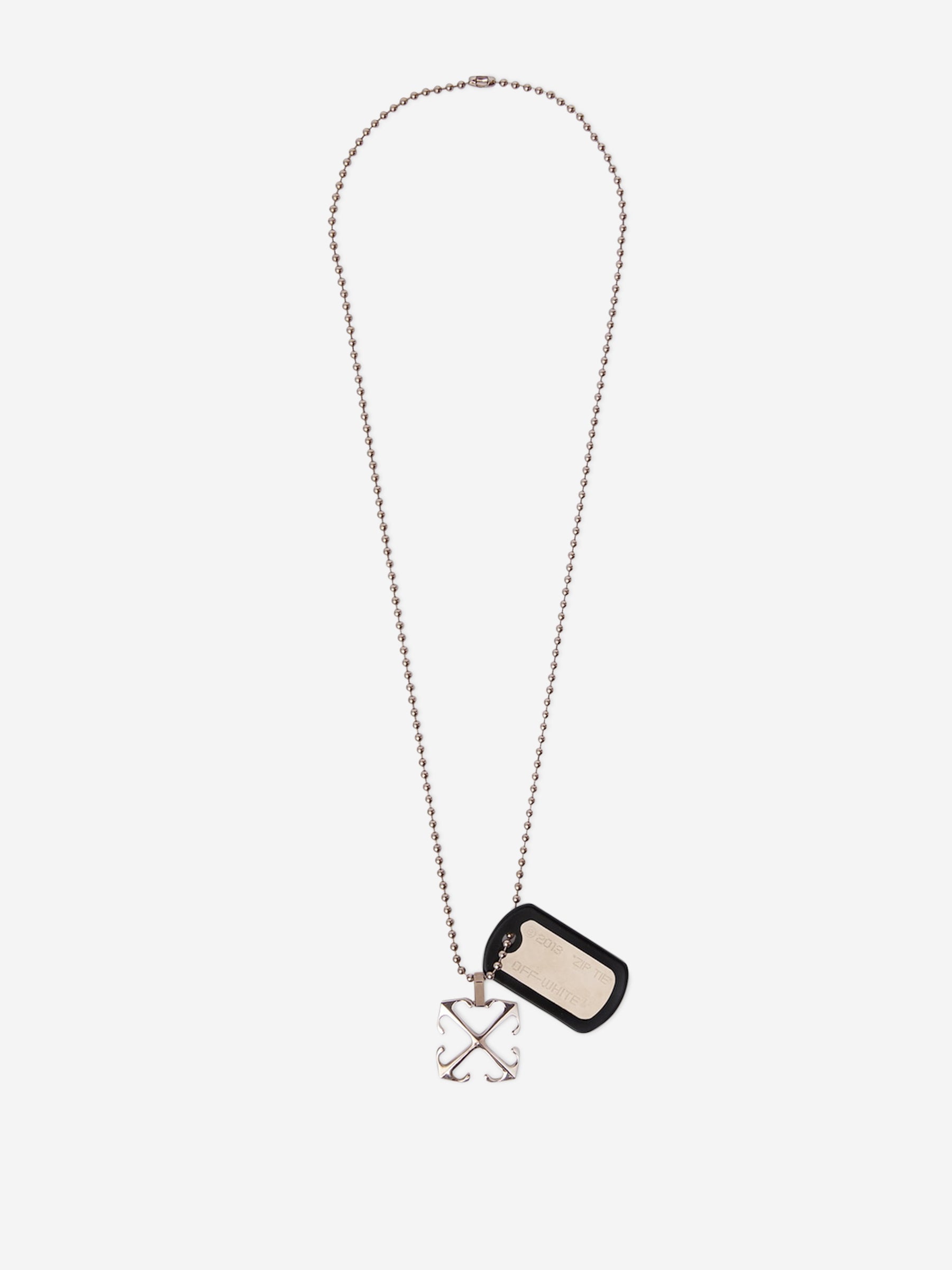 Logo Plate Off-white – Гарантія оригінальності – боковий вид