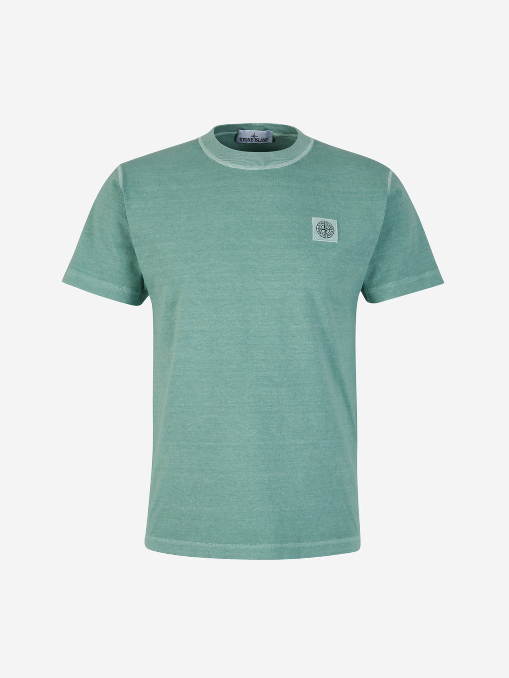 Logo Cotton T-Shirt Stone island оригінал – Купити в Україні – боковий вид