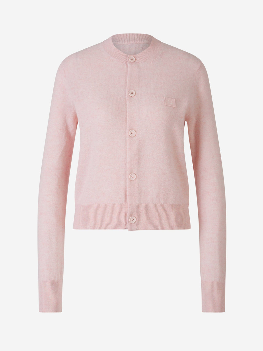Оригінальна Logo Wool Cardigan Acne studios – боковий вид