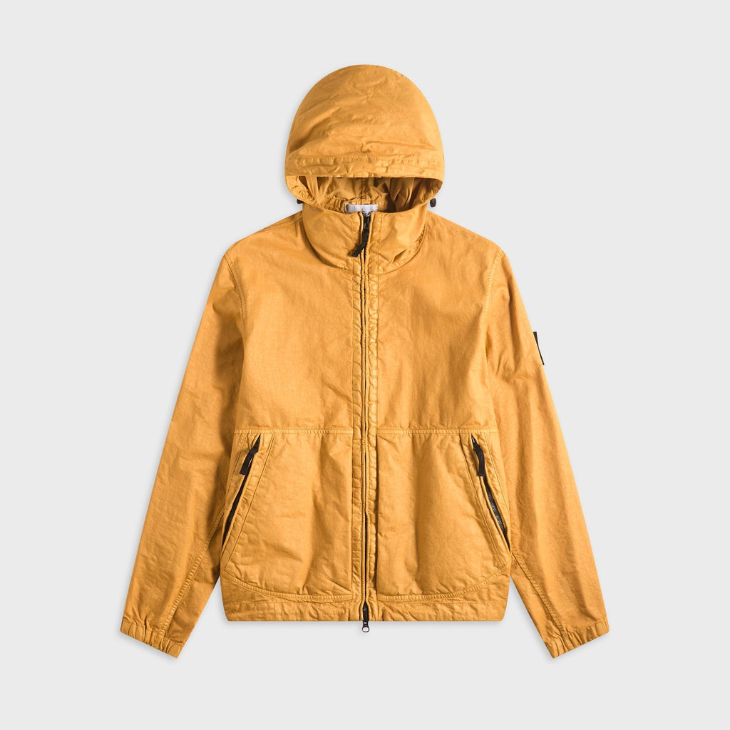 Nylon Panama Tc Hooded Jacket Mustard Stone island оригінал – Купити в Україні – боковий вид