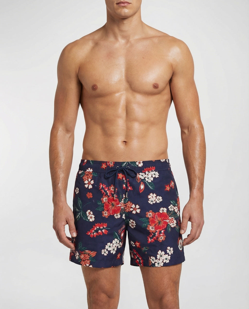 Floral Print Swim Shorts Moncler – Гарантія оригінальності – вид ззаду