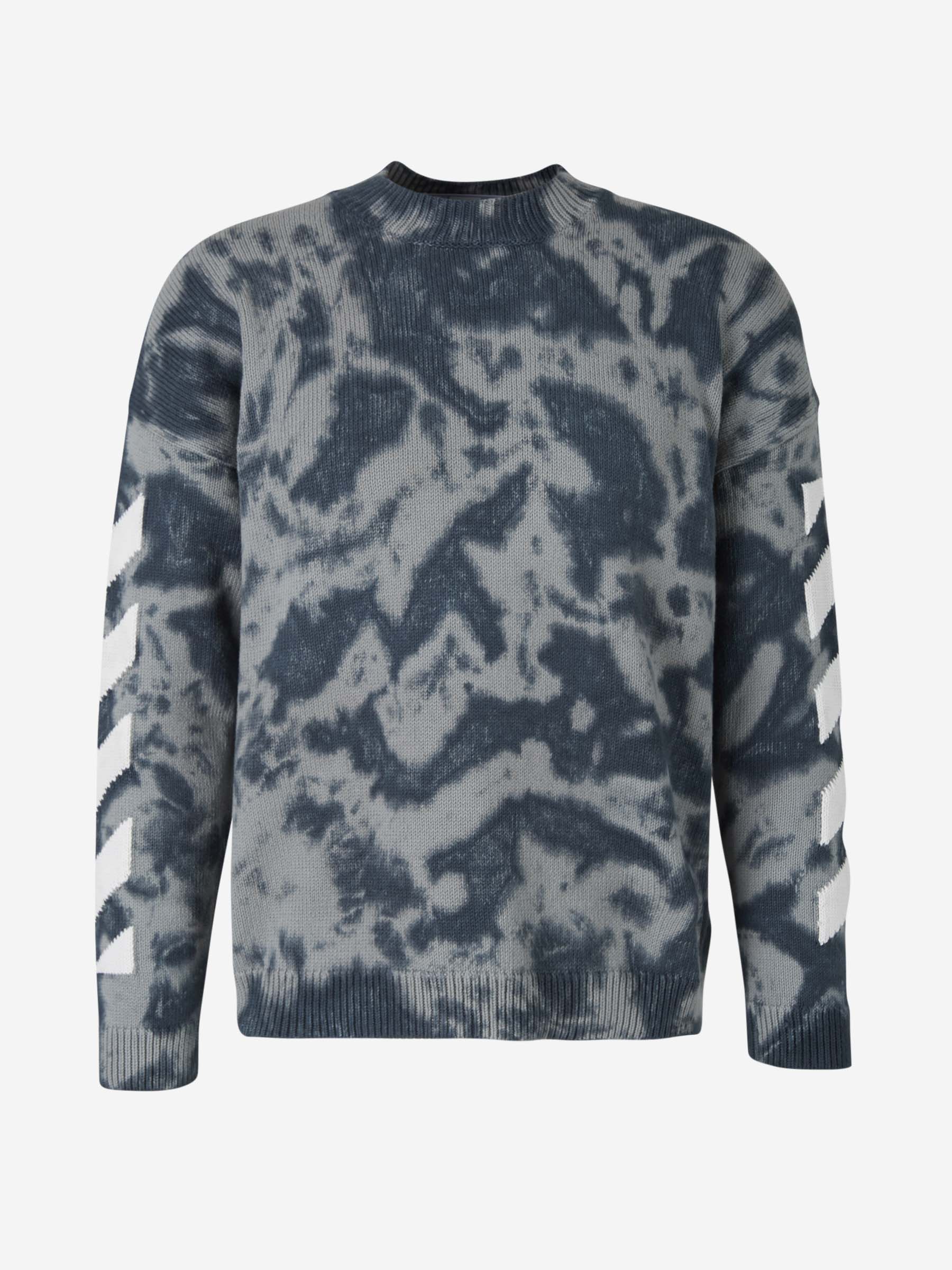 Tie Dye Arrow Sweater Off-white оригінал – Купити в Україні – боковий вид