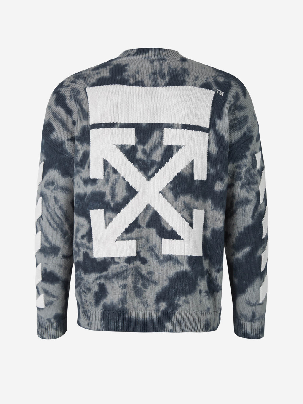 Tie Dye Arrow Sweater Off-white оригінал – Купити в Україні – вид ззаду