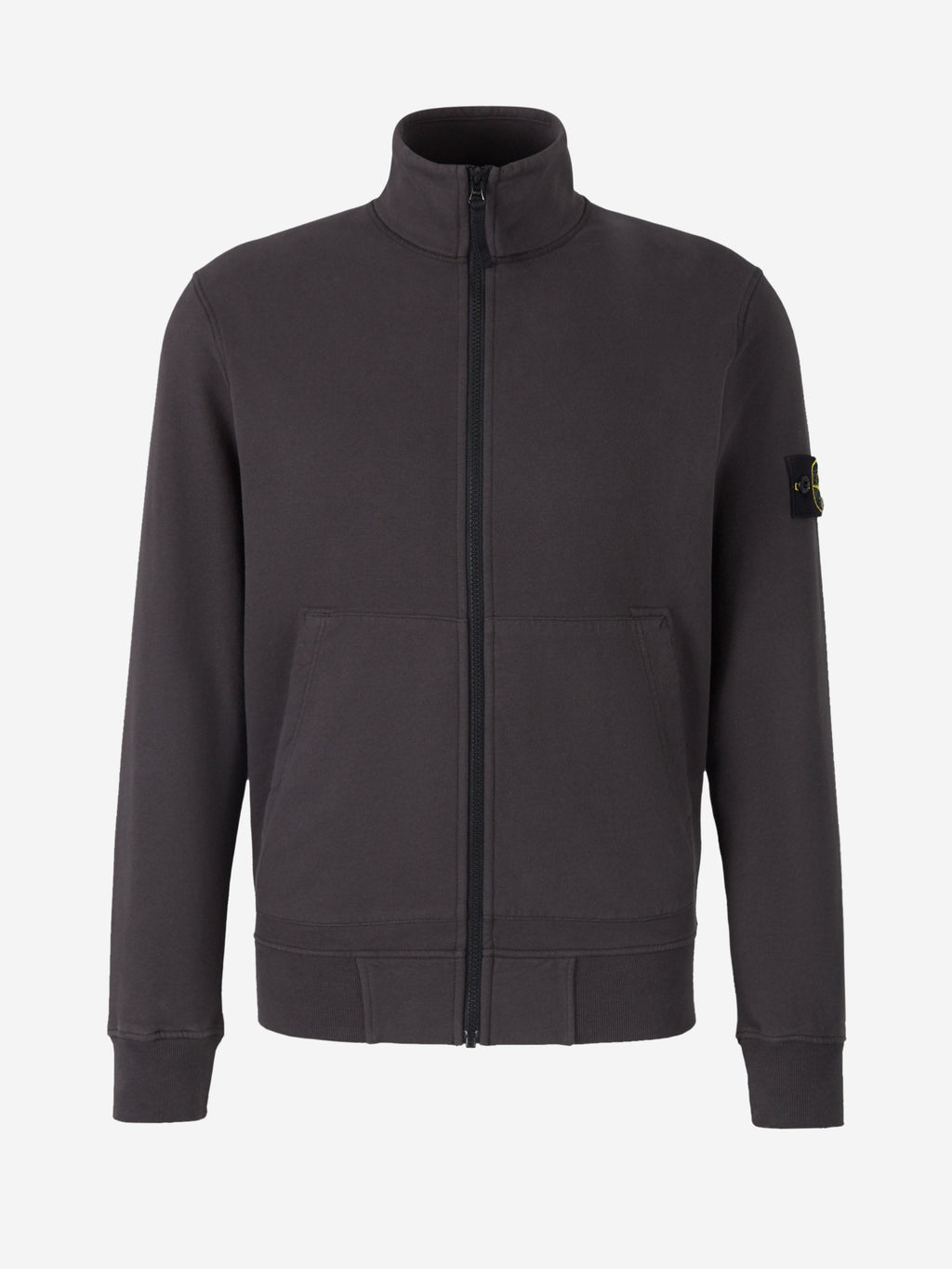 Оригінальна Cotton Zipper Sweatshirt Stone island – боковий вид