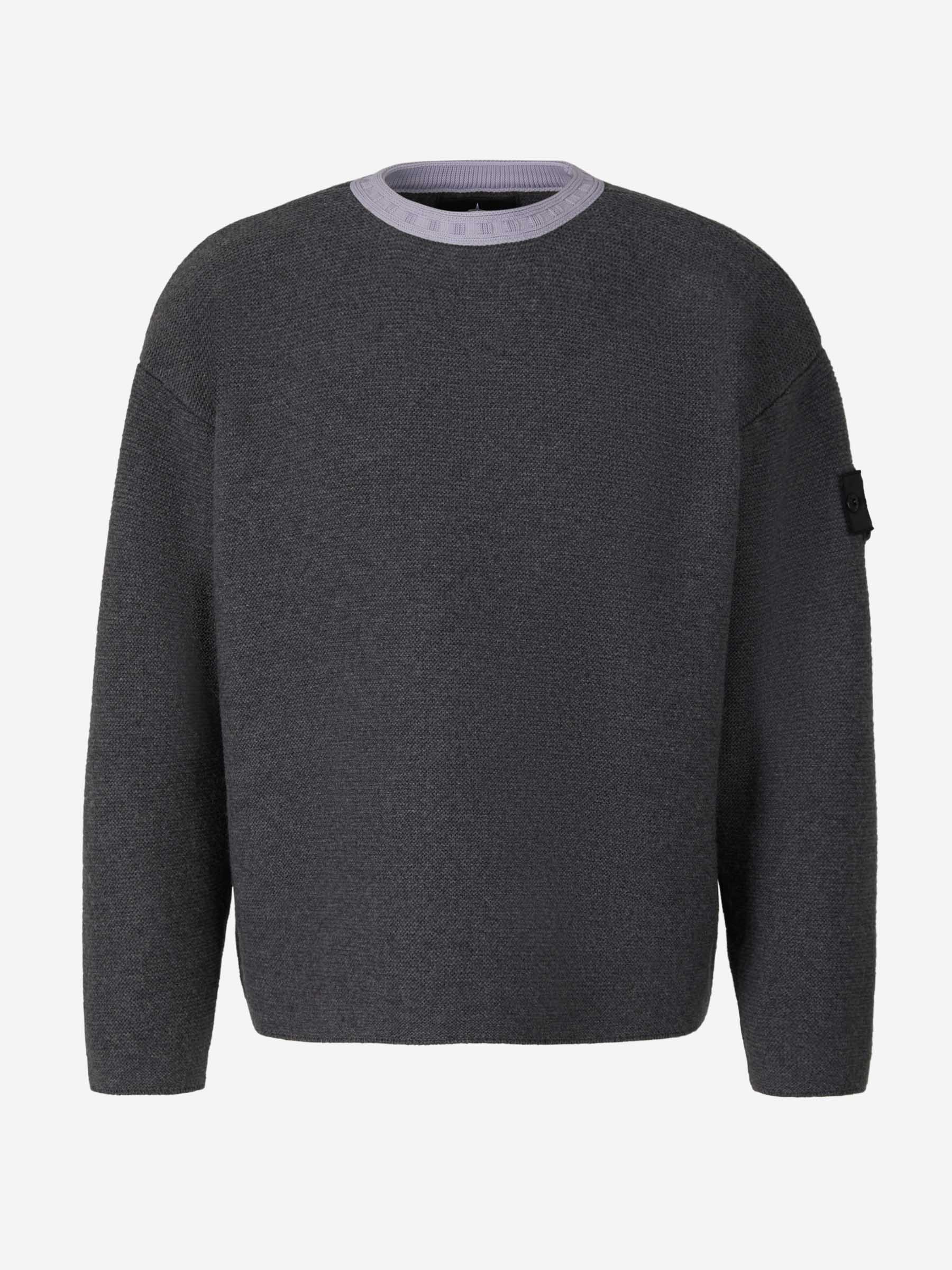Wool Knit Sweater Stone island – Гарантія оригінальності – боковий вид - STONE ISLAND