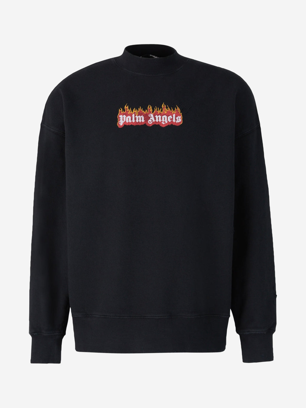 Flames Logo Sweatshirt Palm angels – Гарантія оригінальності – боковий вид