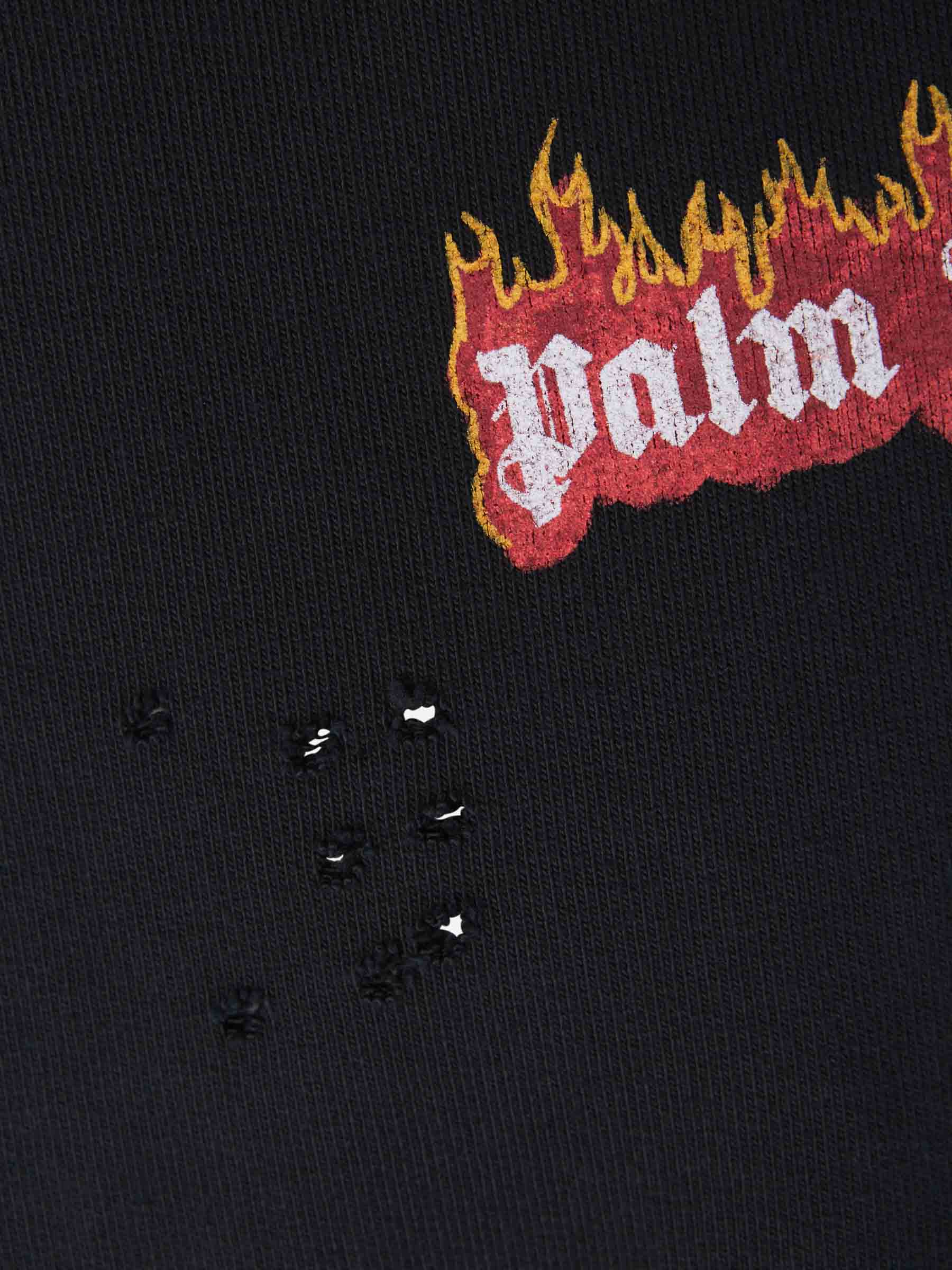 Flames Logo Sweatshirt Palm angels – Гарантія оригінальності – збільшений вид