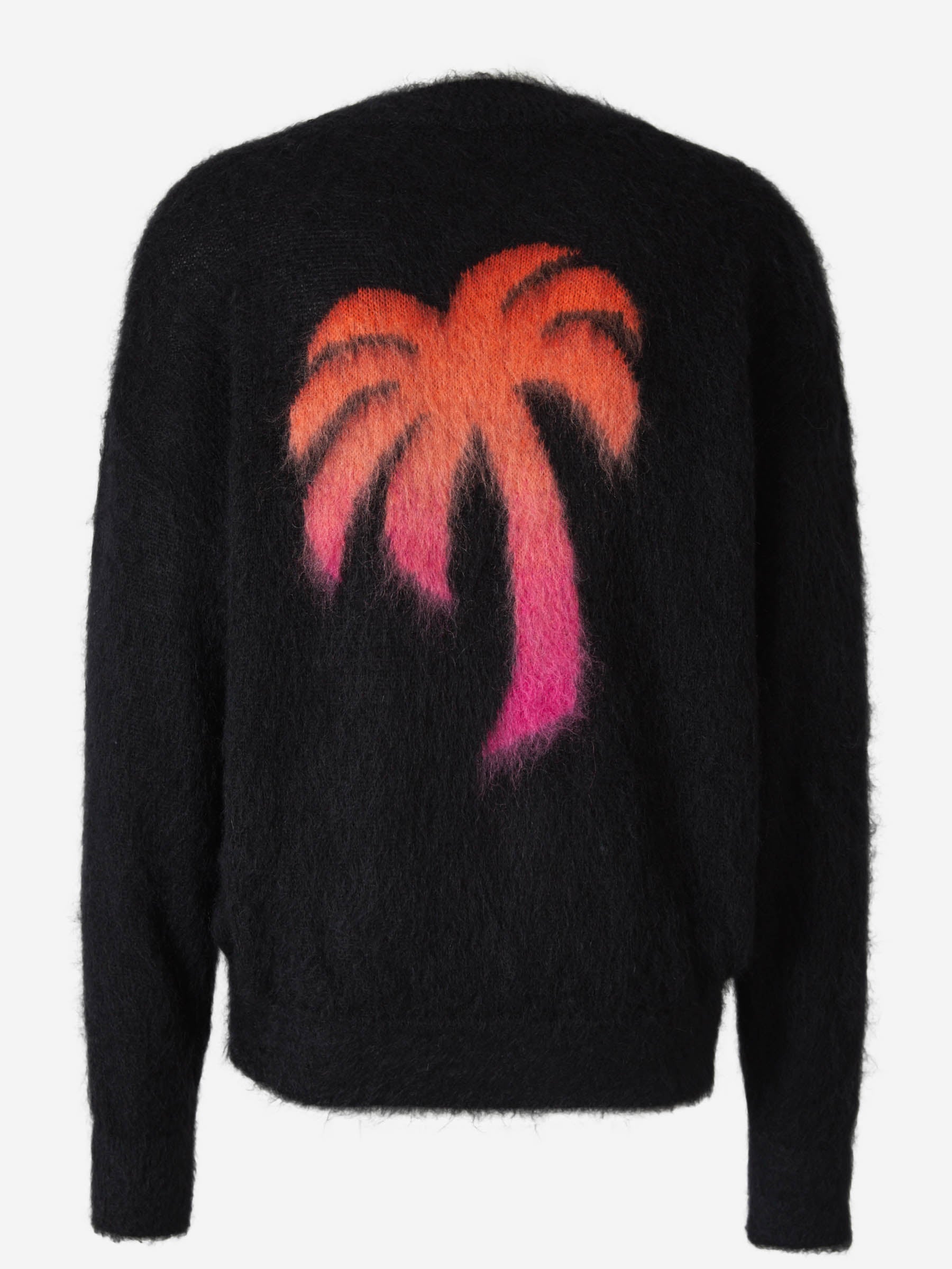 Intarsia Palm Tree Sweater Palm angels оригінал – Купити в Україні – вид ззаду