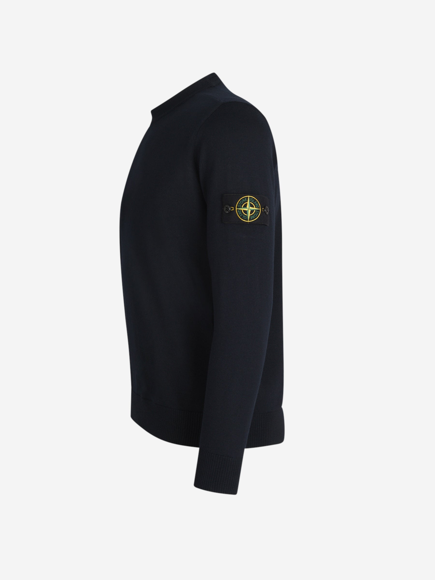 Logo Wool Sweater Stone island оригінал – Купити в Україні – вид ззаду - STONE ISLAND