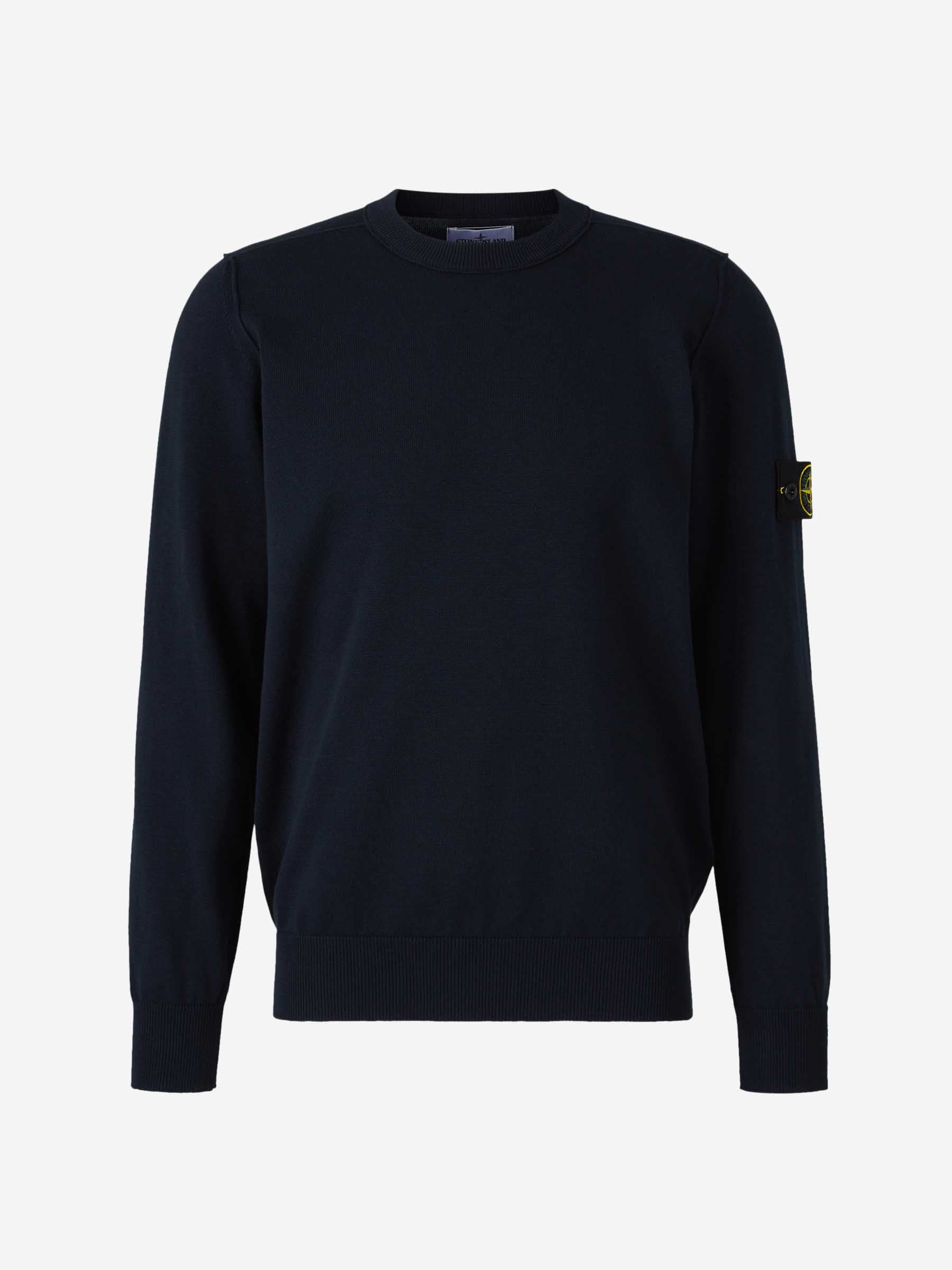 Cotton Jersey Knit Stone island оригінал – Купити в Україні – боковий вид
