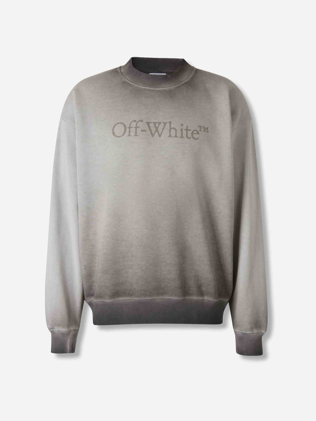 Crew Neck Sweatshirt Off-white – Гарантія оригінальності – боковий вид